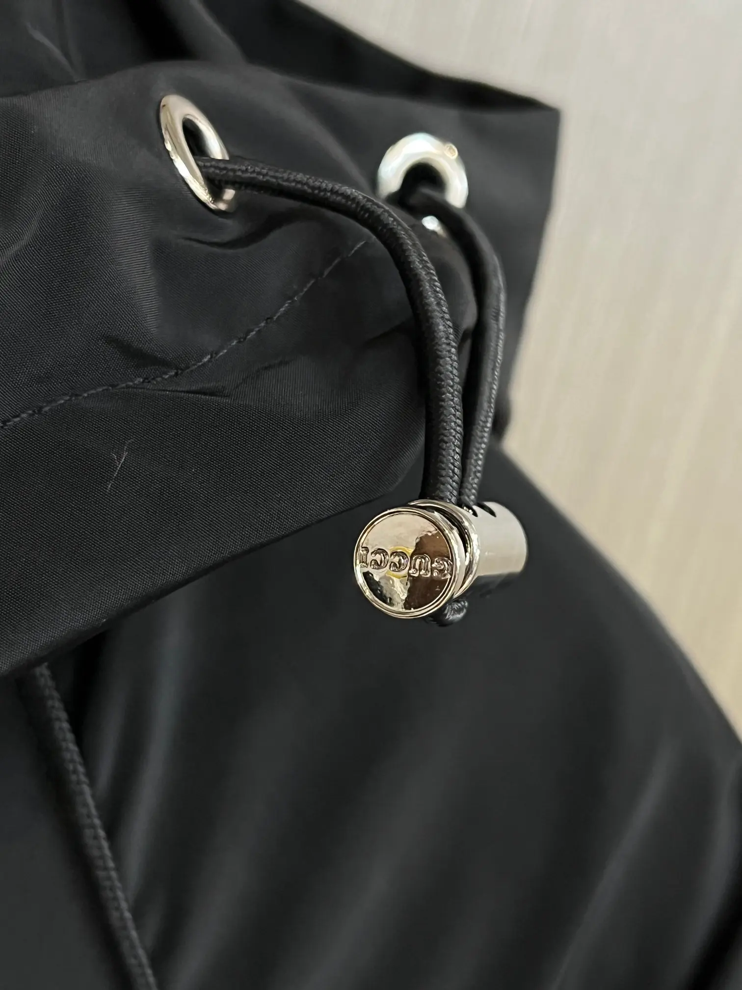 Logo-Patch Hooded Windbreaker Jacket D38014366 — view 7