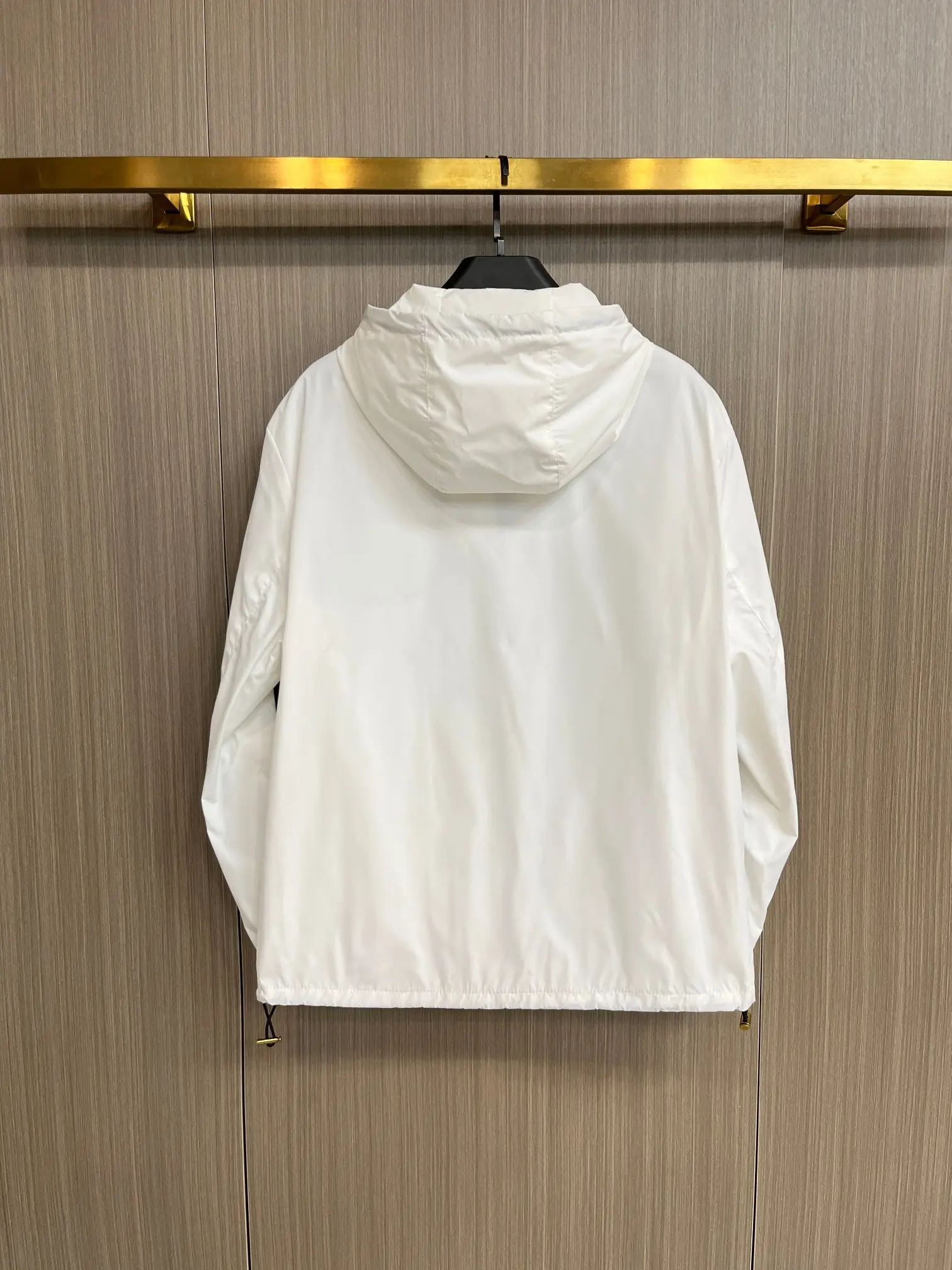 Web-Stripe Hooded Windbreaker Jacket D38014368 — view 2