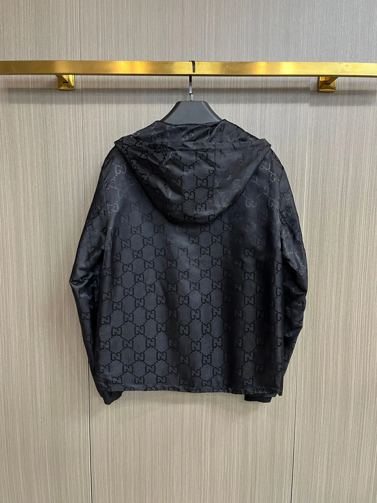 GG Monogram Hooded Jacquard Jacket D38014365 — view 2