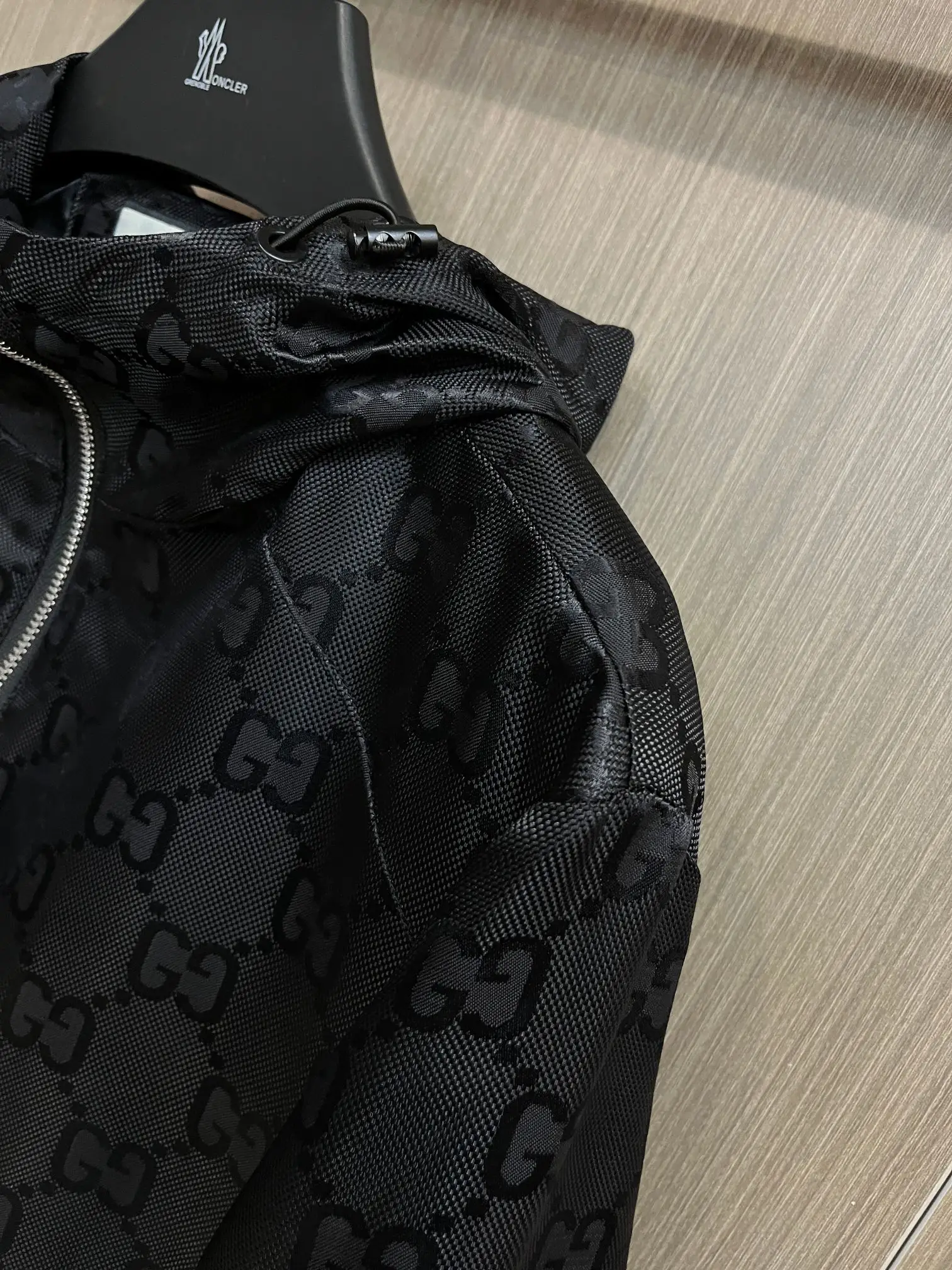GG Monogram Hooded Jacquard Jacket D38014365 — view 4