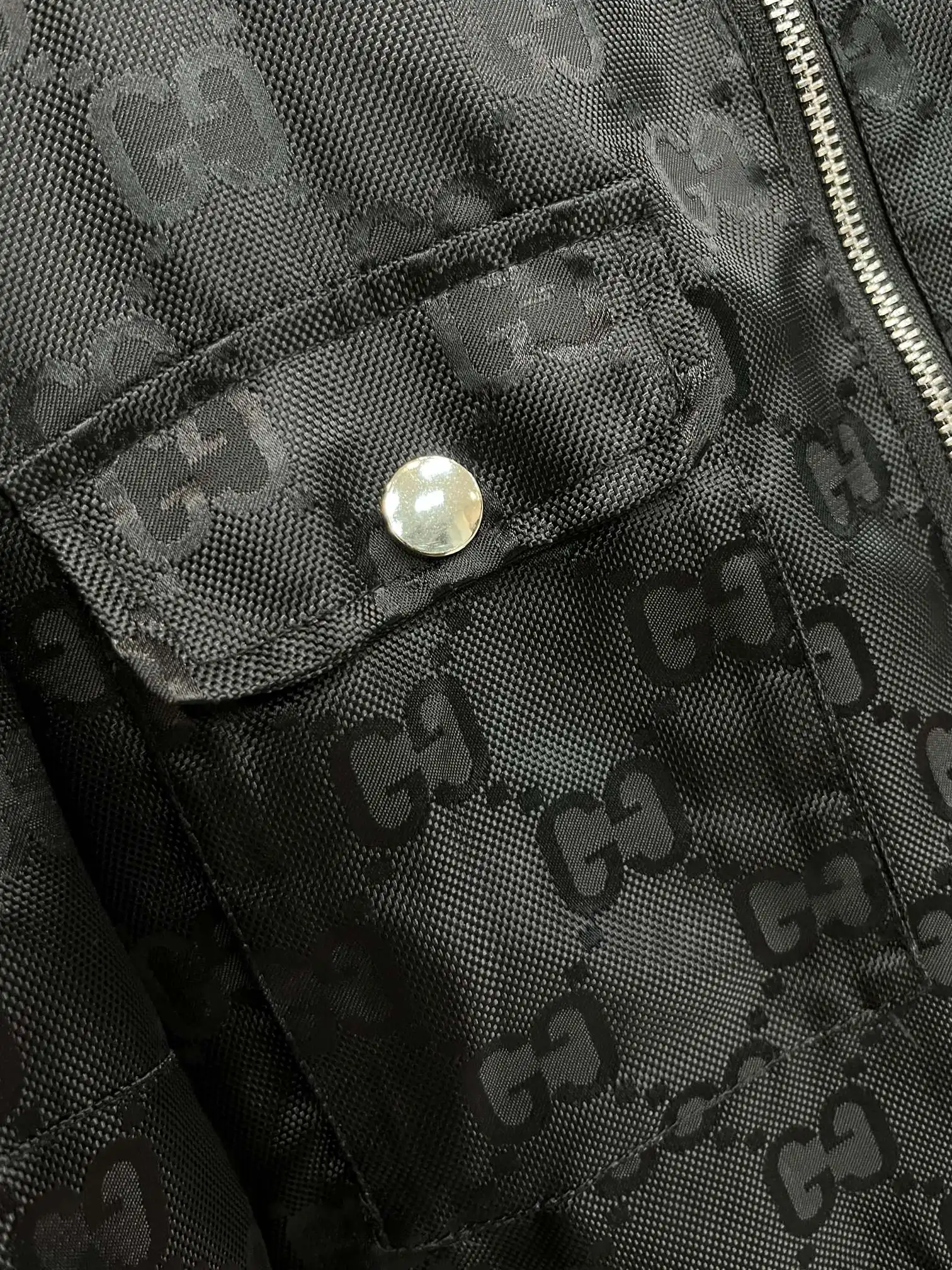 GG Monogram Hooded Jacquard Jacket D38014365 — view 7