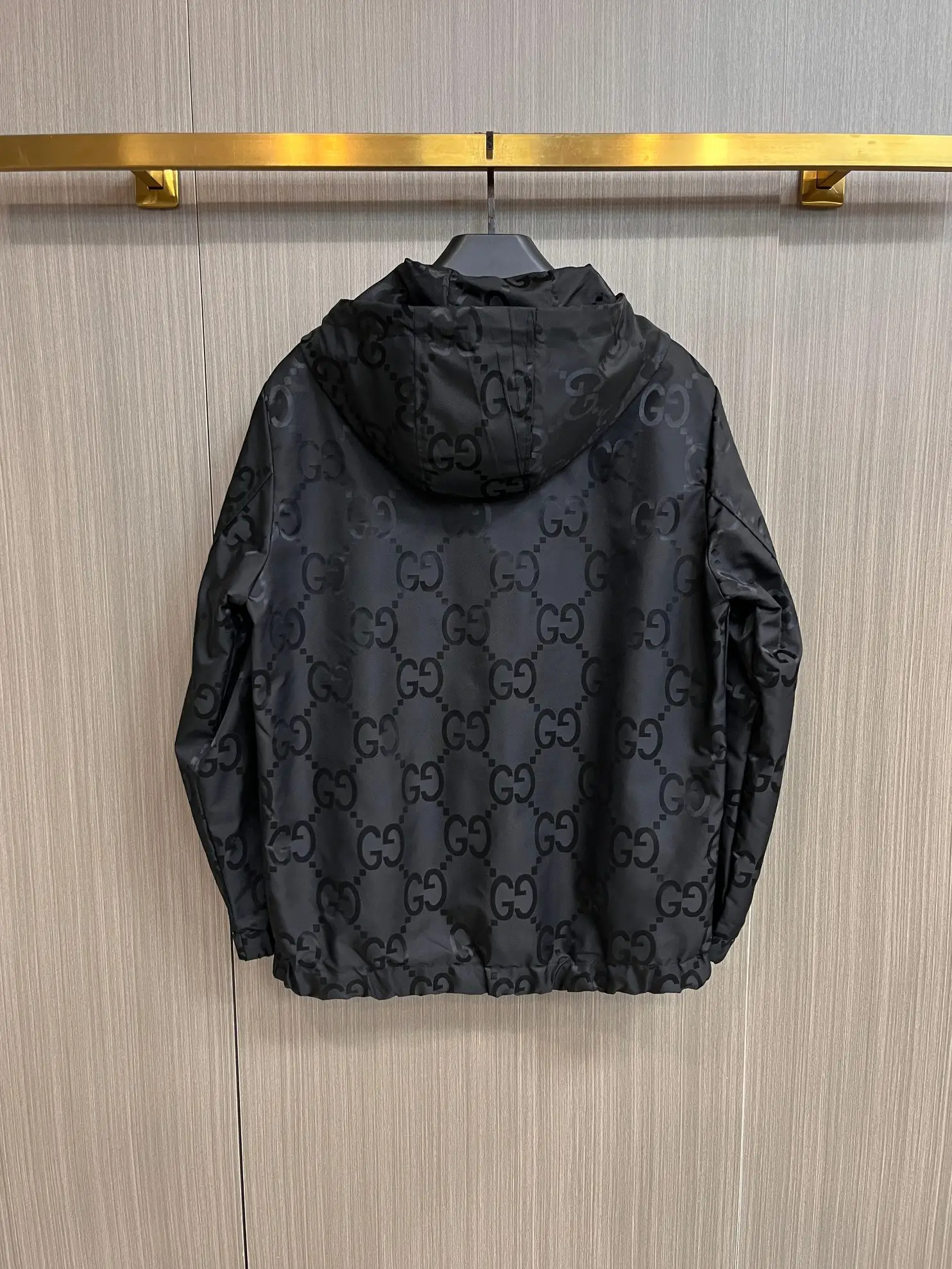 Monogram Jacquard Hooded Windbreaker Jacket D38014363 — view 2