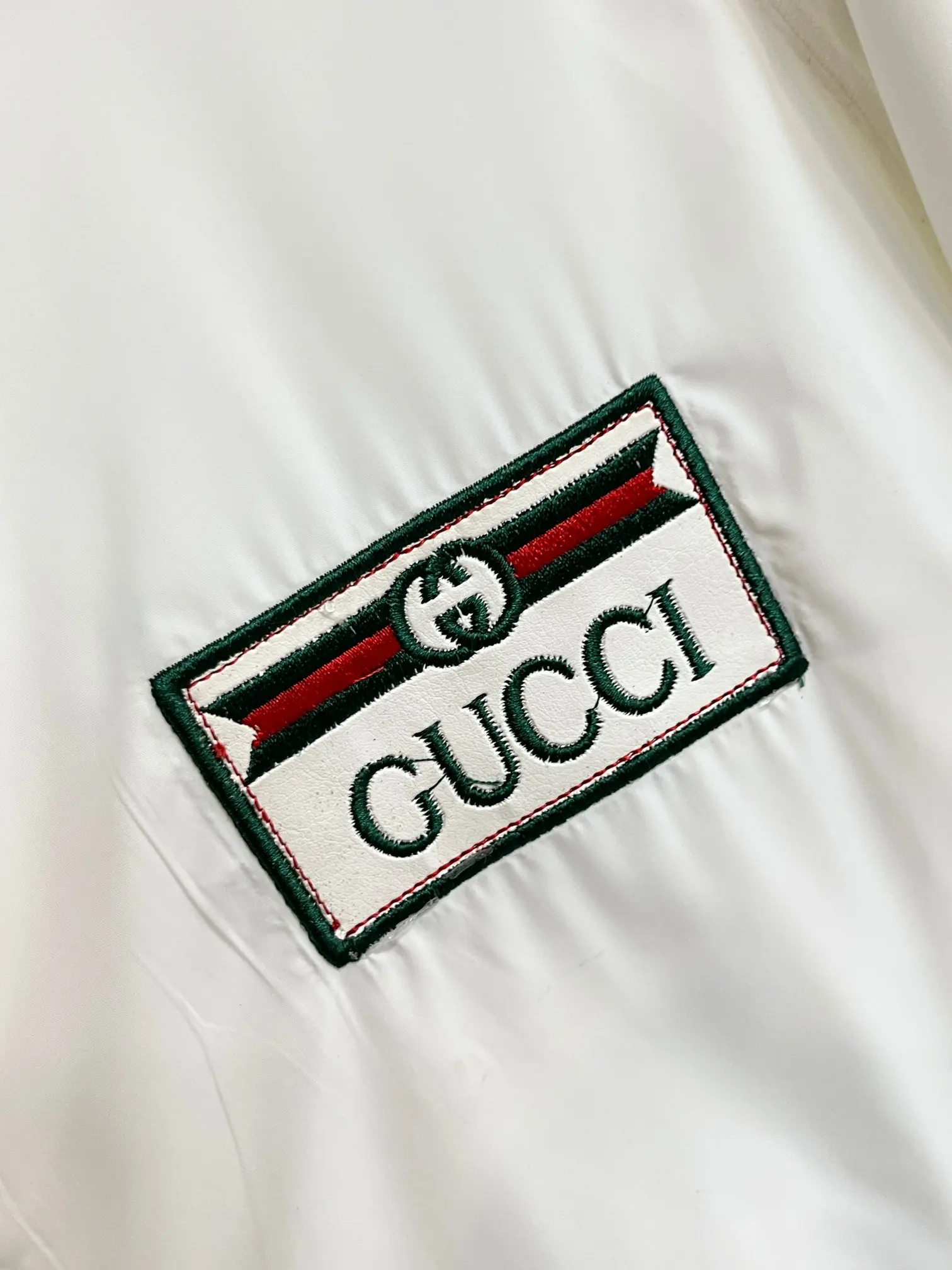 Logo-Patch Hooded Windbreaker Jacket D38014367 — view 8