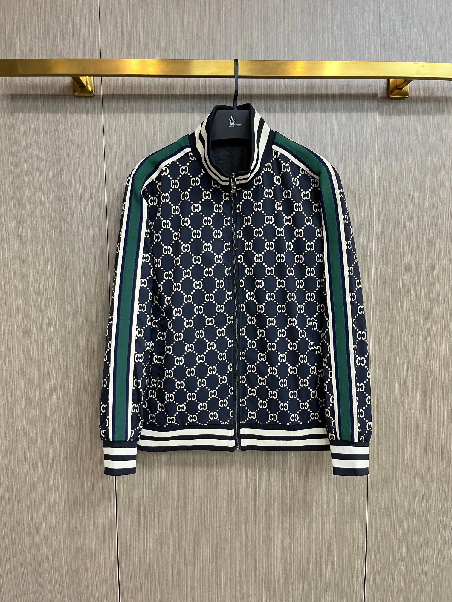 Monogram Print Zip-Up Track Jacket D38014312