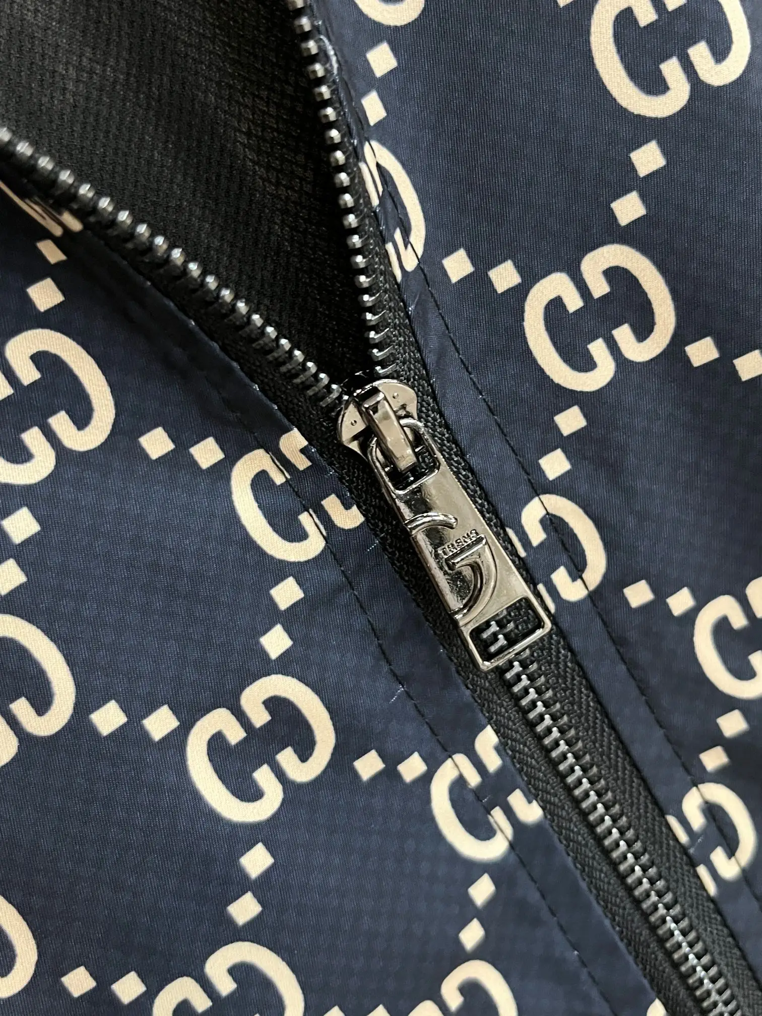 Monogram Print Zip-Up Track Jacket D38014312 — view 7