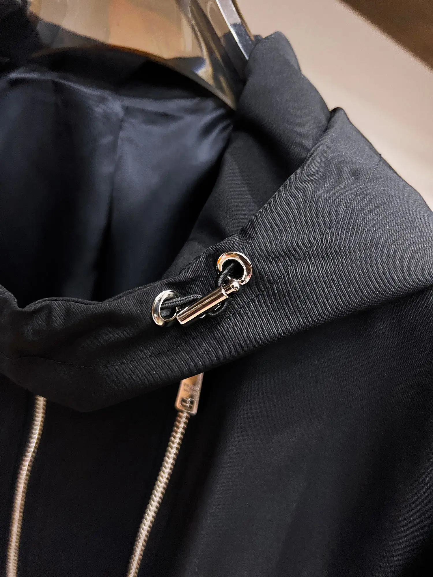 Multi-Zip Hooded Shell Jacket D38014724 — view 7