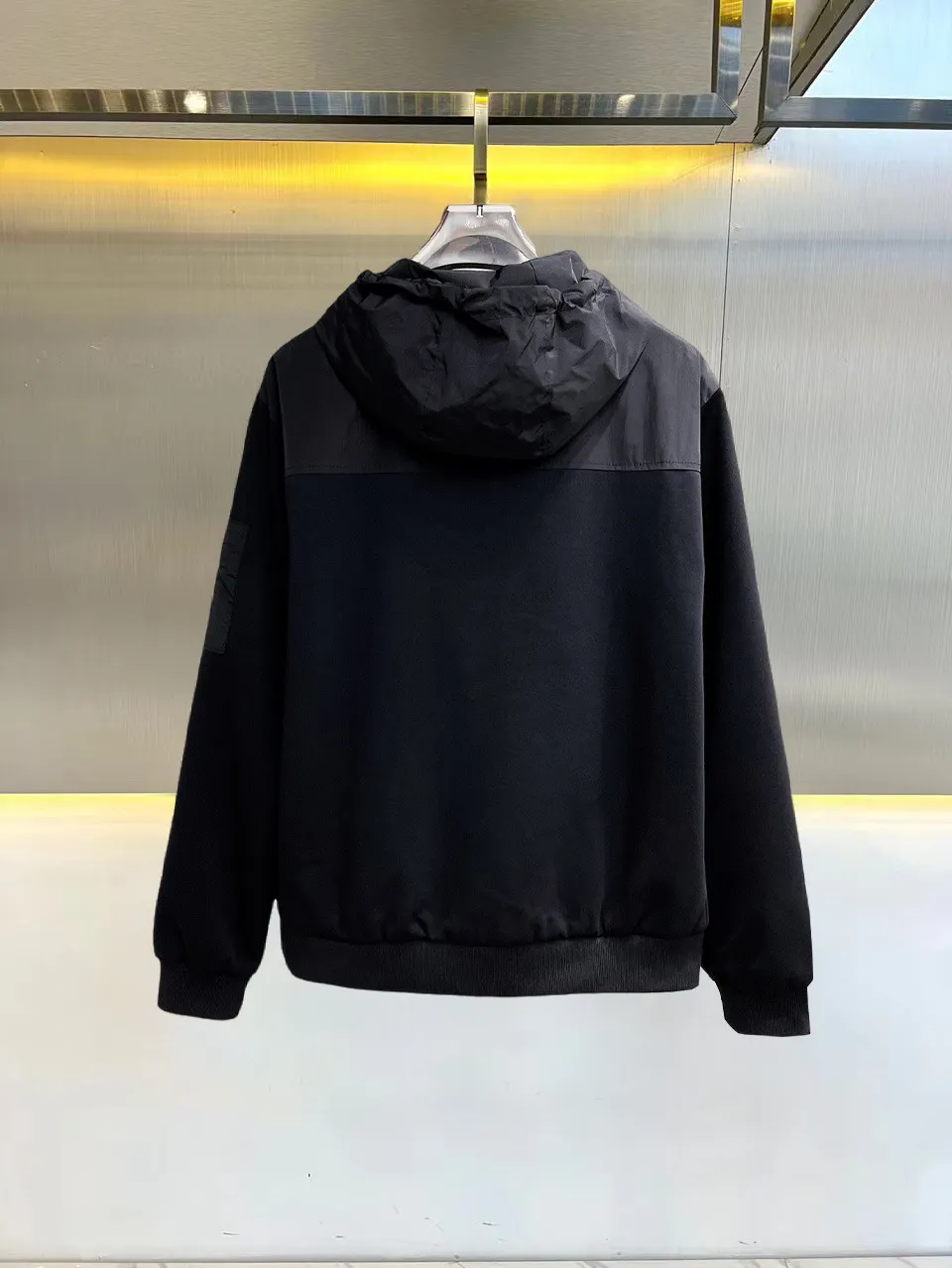 Hooded Technical Fabric Jacket D38014696 — view 2