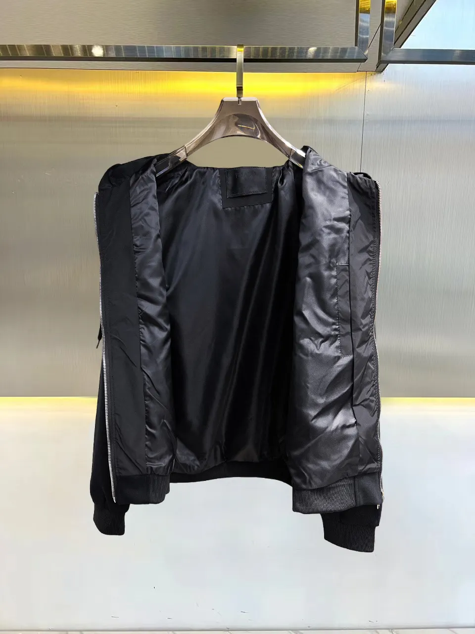 Hooded Technical Fabric Jacket D38014696 — view 3