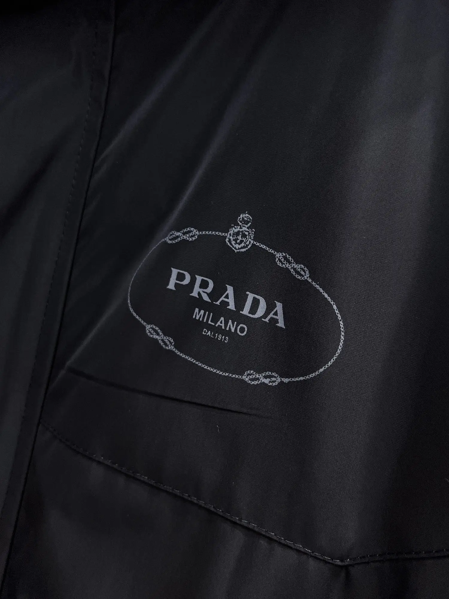 Logo-Print Hooded Shell Jacket D38014709 — view 5