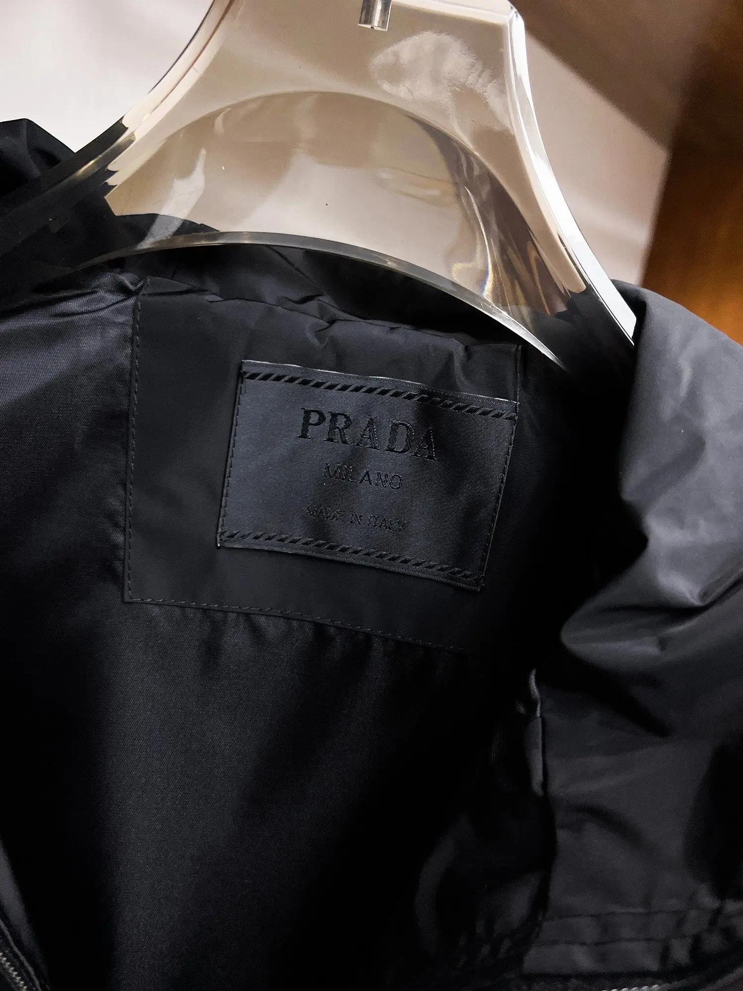 Logo-Print Hooded Shell Jacket D38014709 — view 7