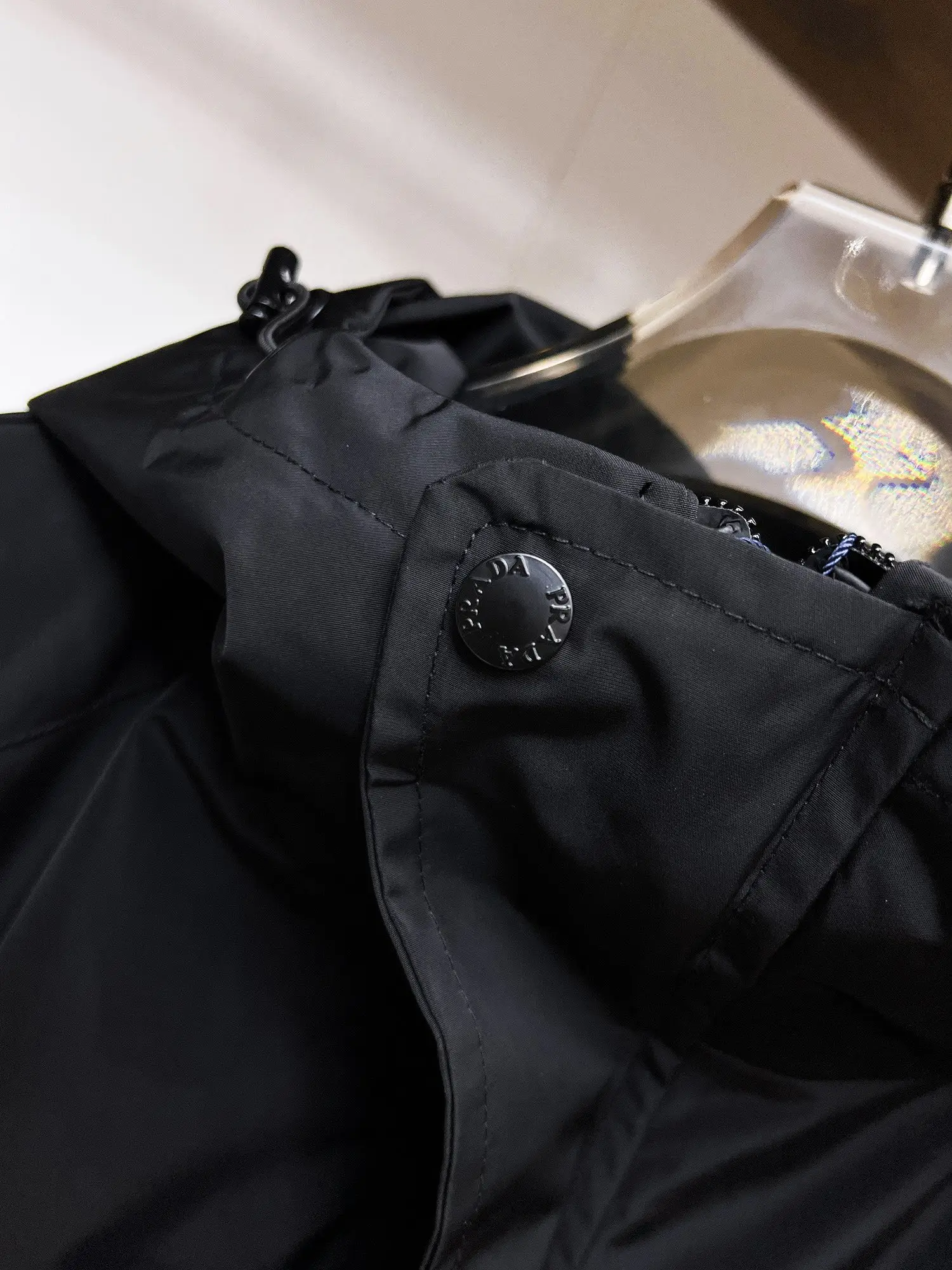 Logo-Print Hooded Shell Jacket D38014709 — view 9