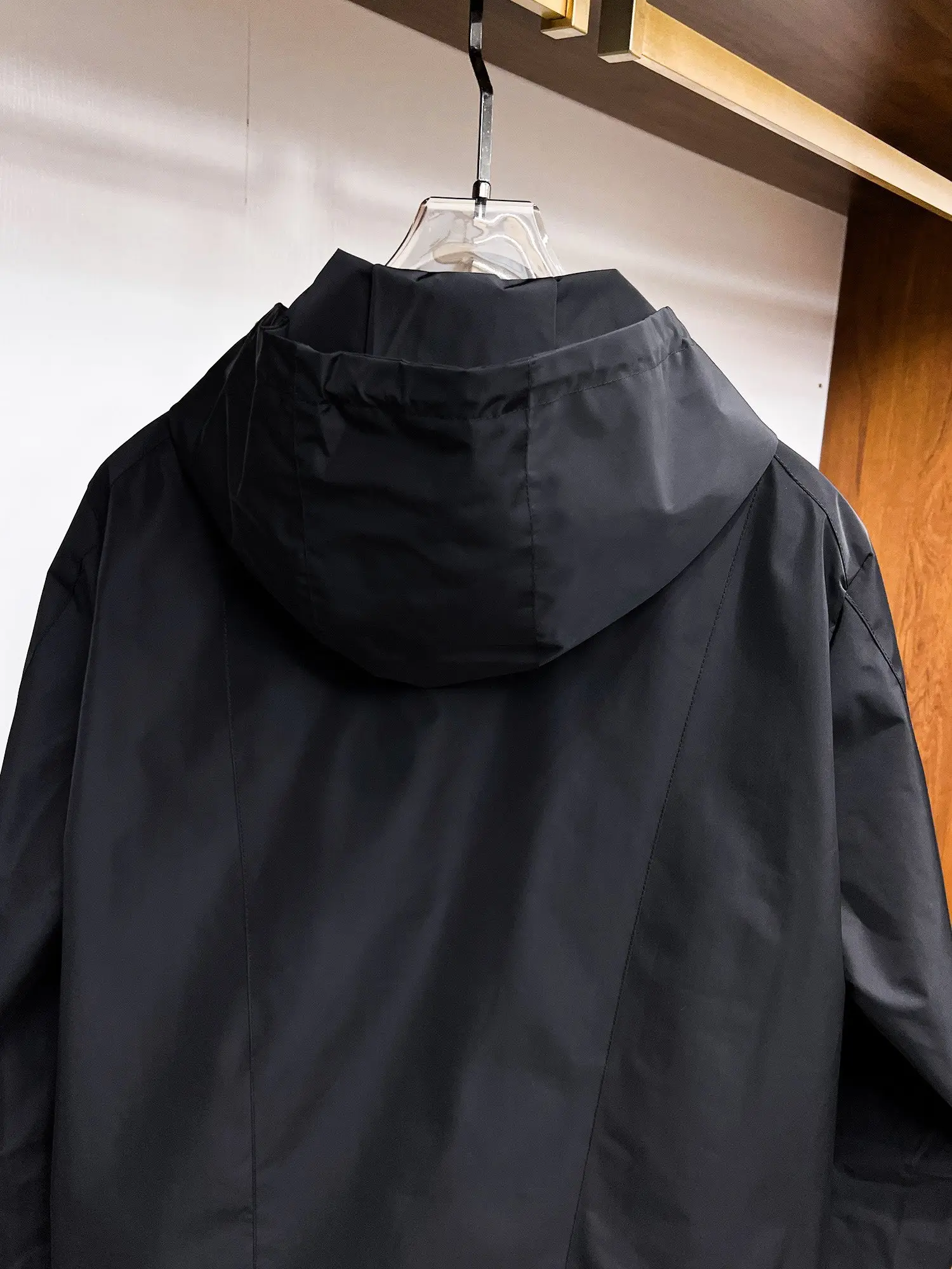 Logo-Print Hooded Shell Jacket D38014709 — view 14