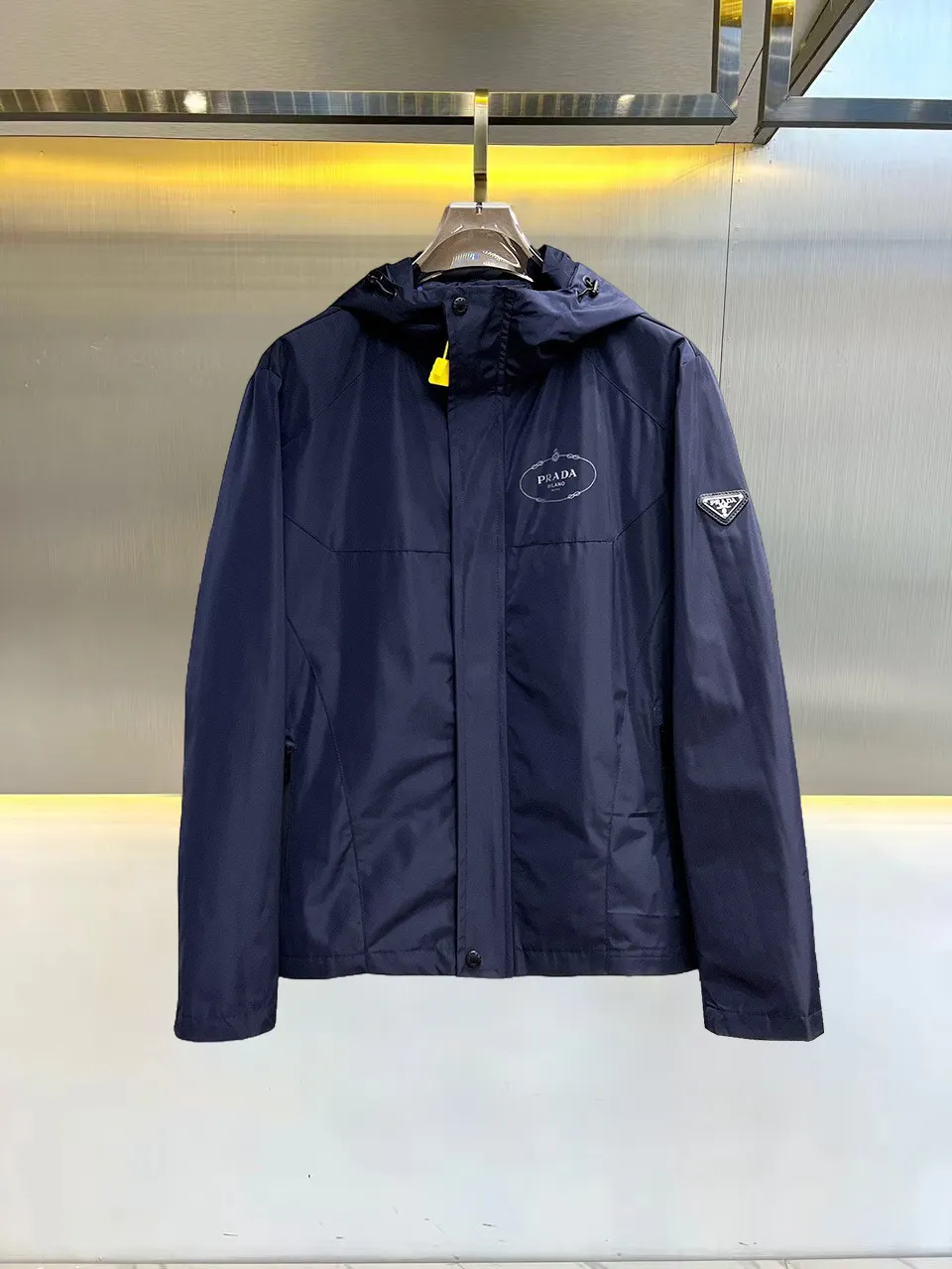 Logo-Appliquéd Hooded Shell Jacket D38014710