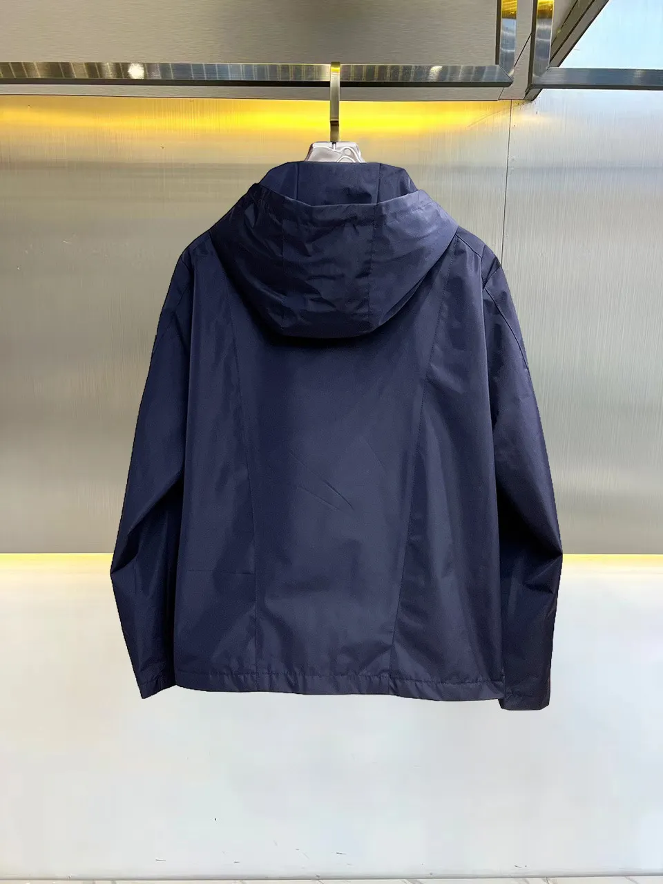 Logo-Appliquéd Hooded Shell Jacket D38014710 — view 2