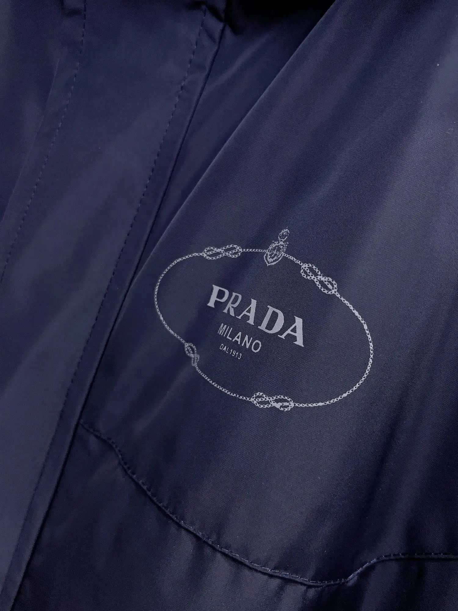 Logo-Appliquéd Hooded Shell Jacket D38014710 — view 4
