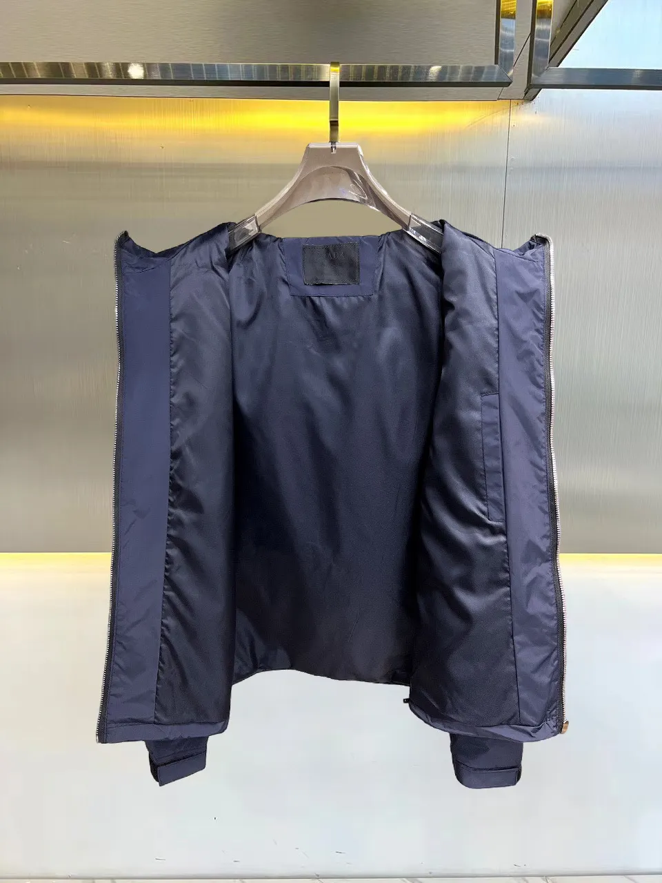 Re-Nylon Hooded Zip-Up Jacket D38014706 — view 3