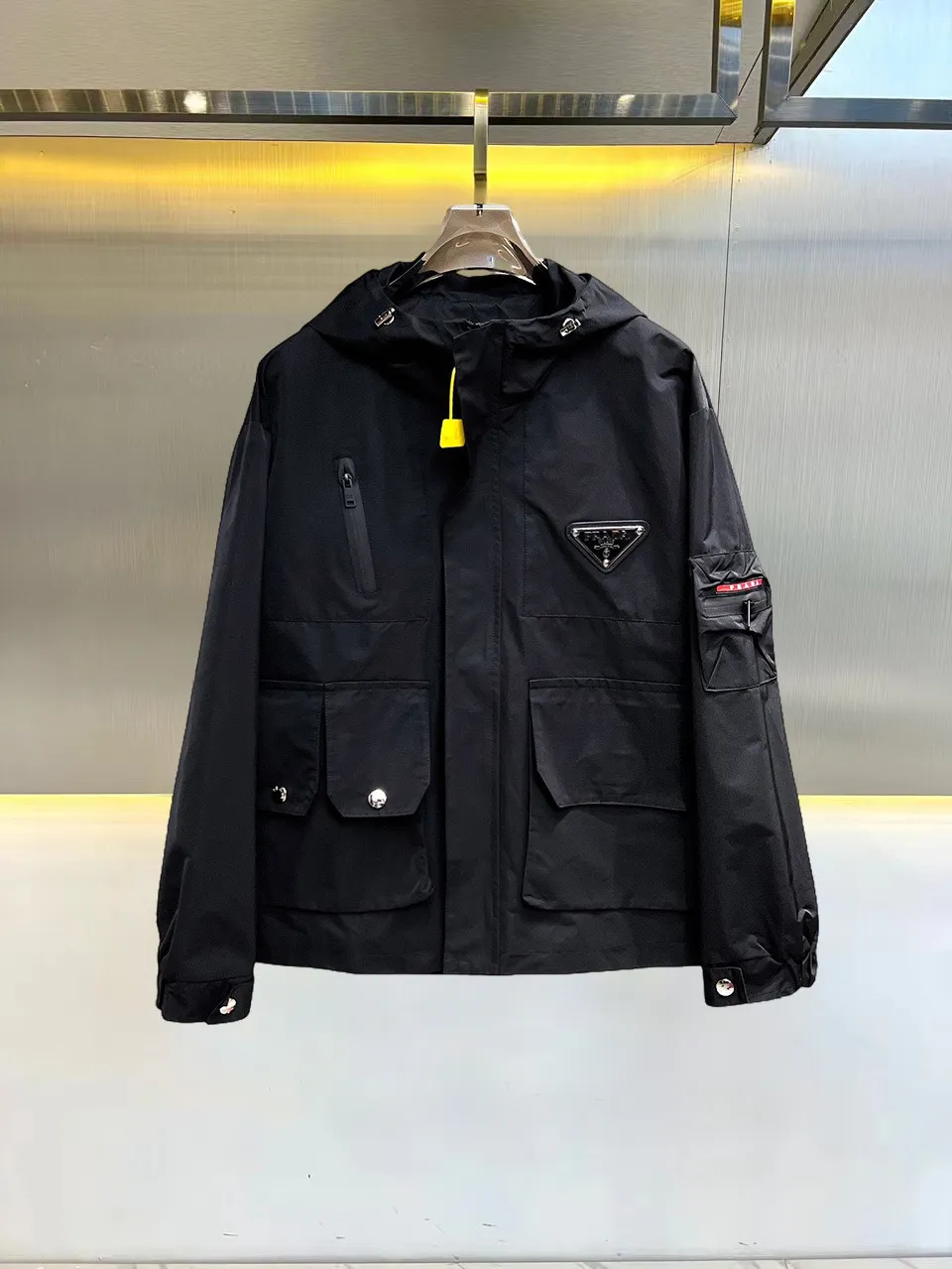 Logo-Appliqué Hooded Field Jacket D38014723