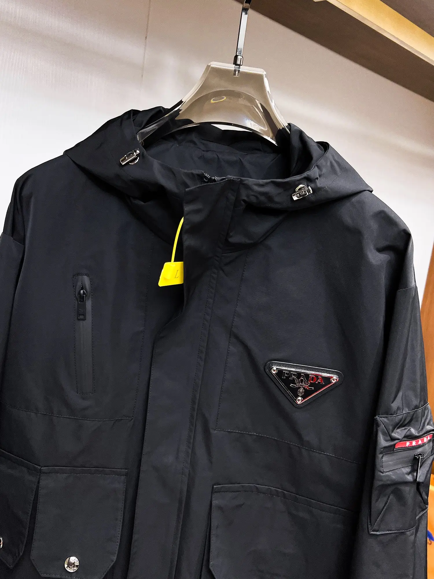 Logo-Appliqué Hooded Field Jacket D38014723 — view 4