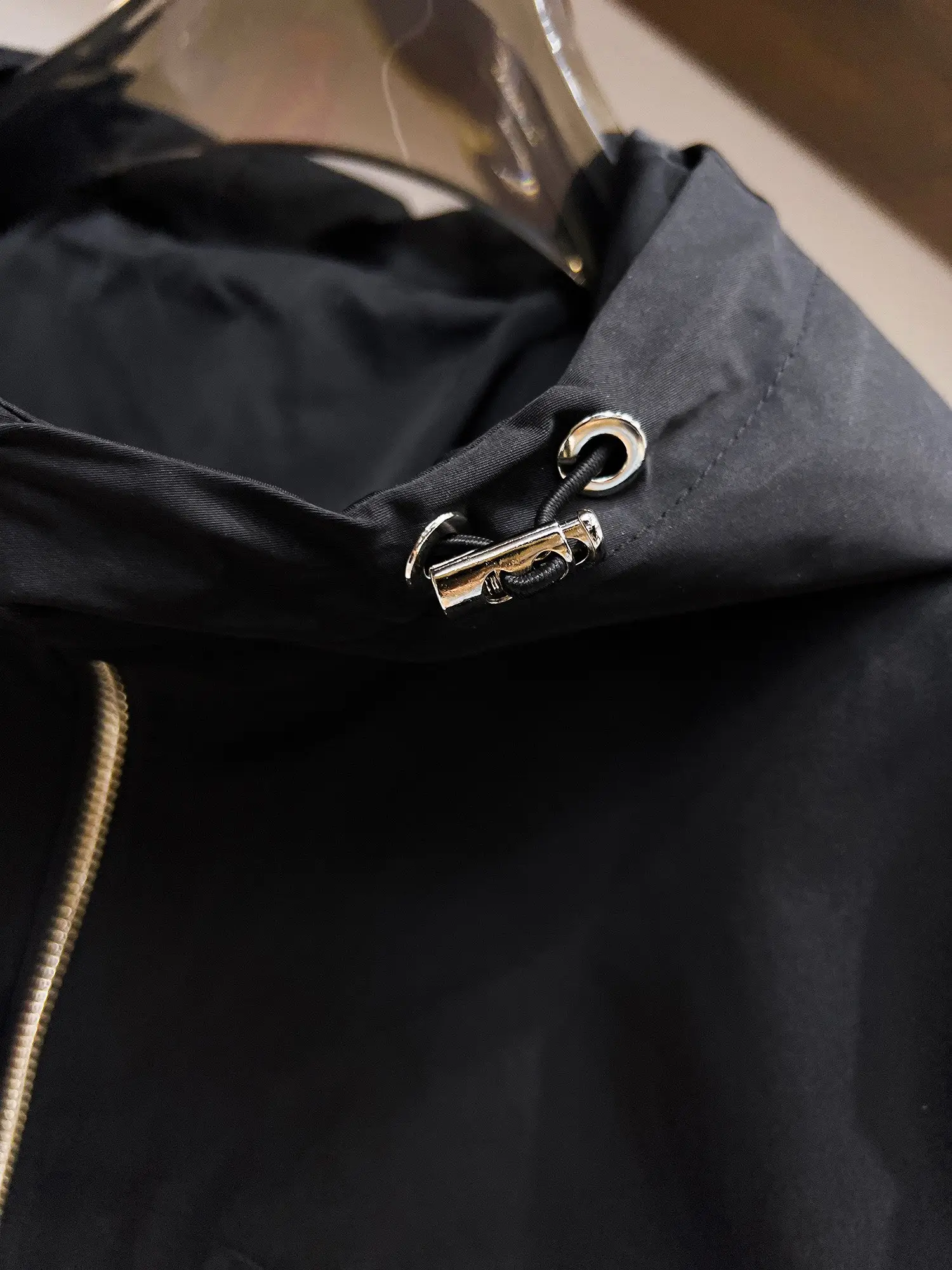 Hooded Utility Jacket with Buckle Pockets D38014727 — view 6