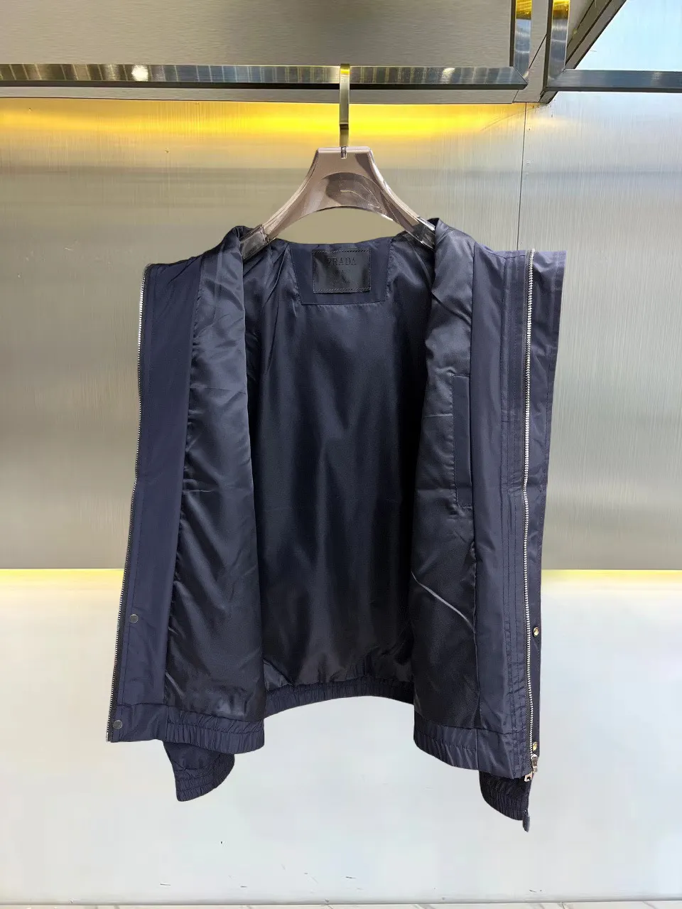 Logo-Embroidered Technical Zip-Up Jacket D38014720 — view 3