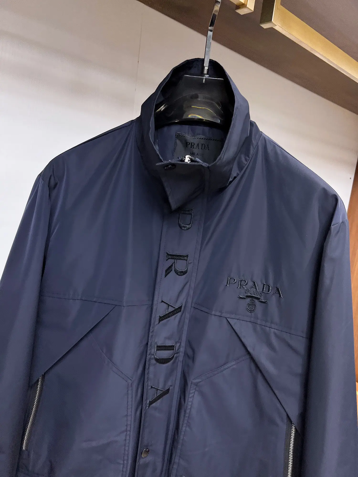 Logo-Embroidered Technical Zip-Up Jacket D38014720 — view 4