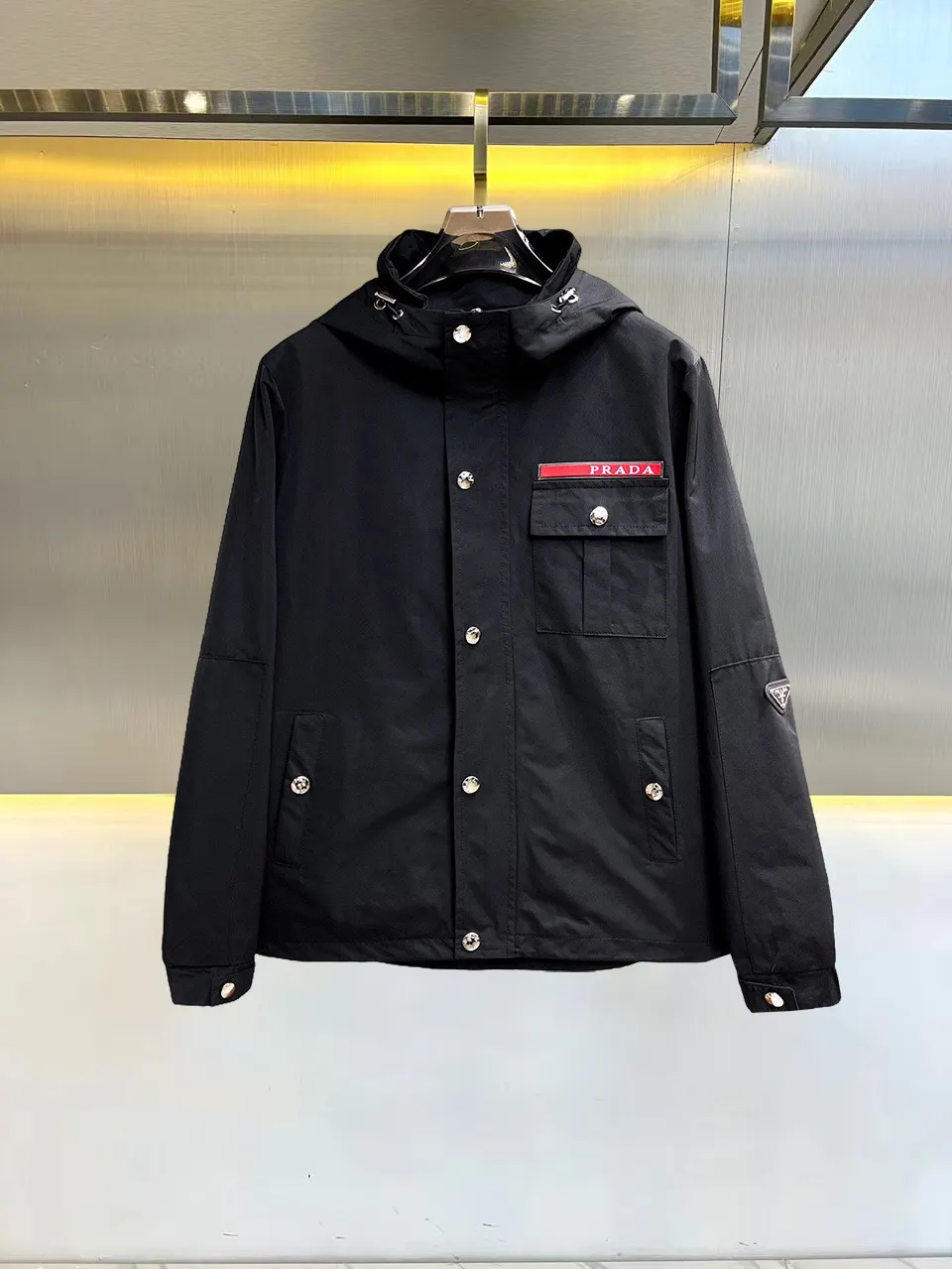 Logo-Appliquéd Hooded Field Jacket D38014730
