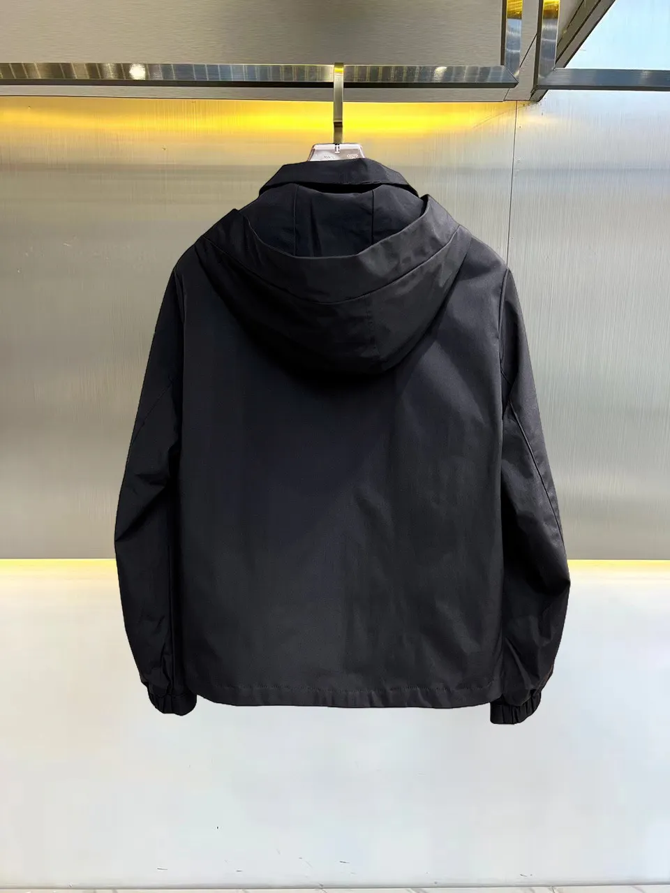 Hooded Technical Fabric Jacket D38014714 — view 2