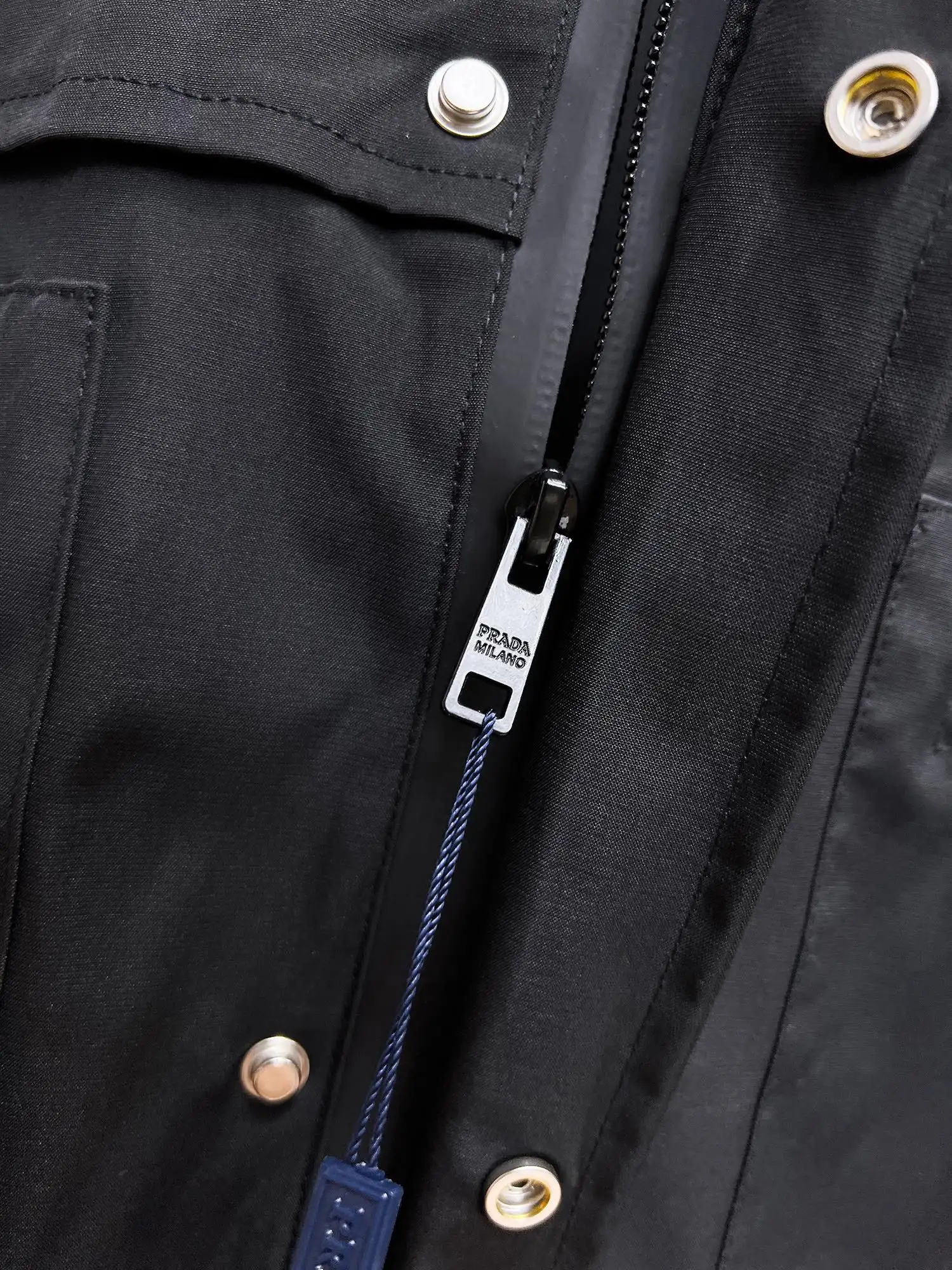 Hooded Technical Fabric Jacket D38014714 — view 7