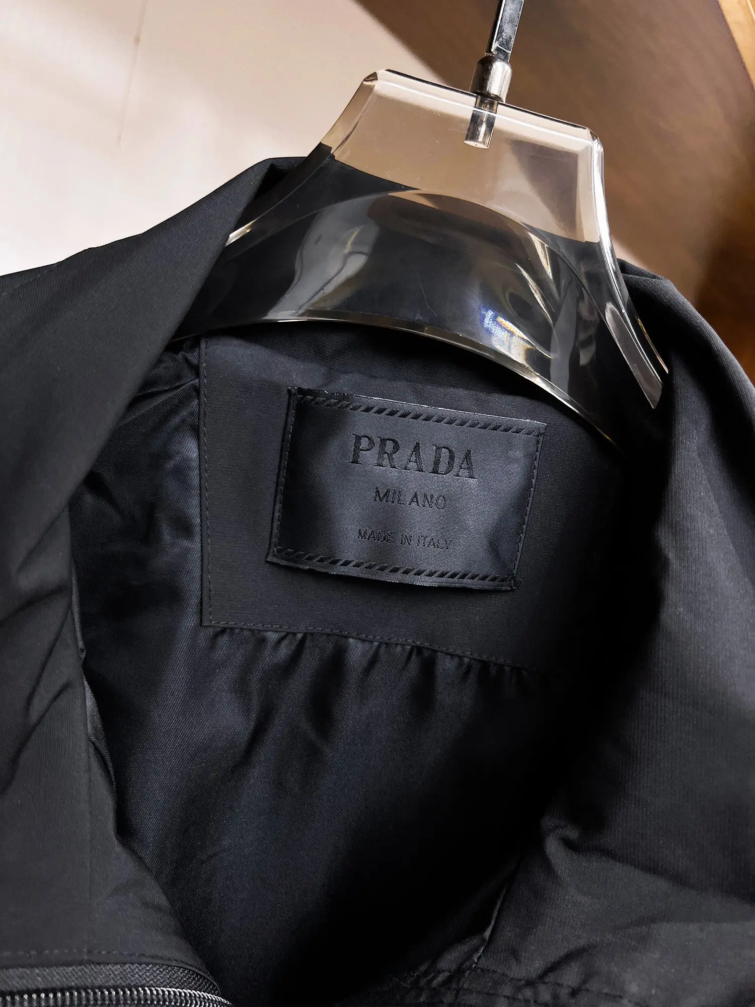 Hooded Technical Fabric Jacket D38014714 — view 8