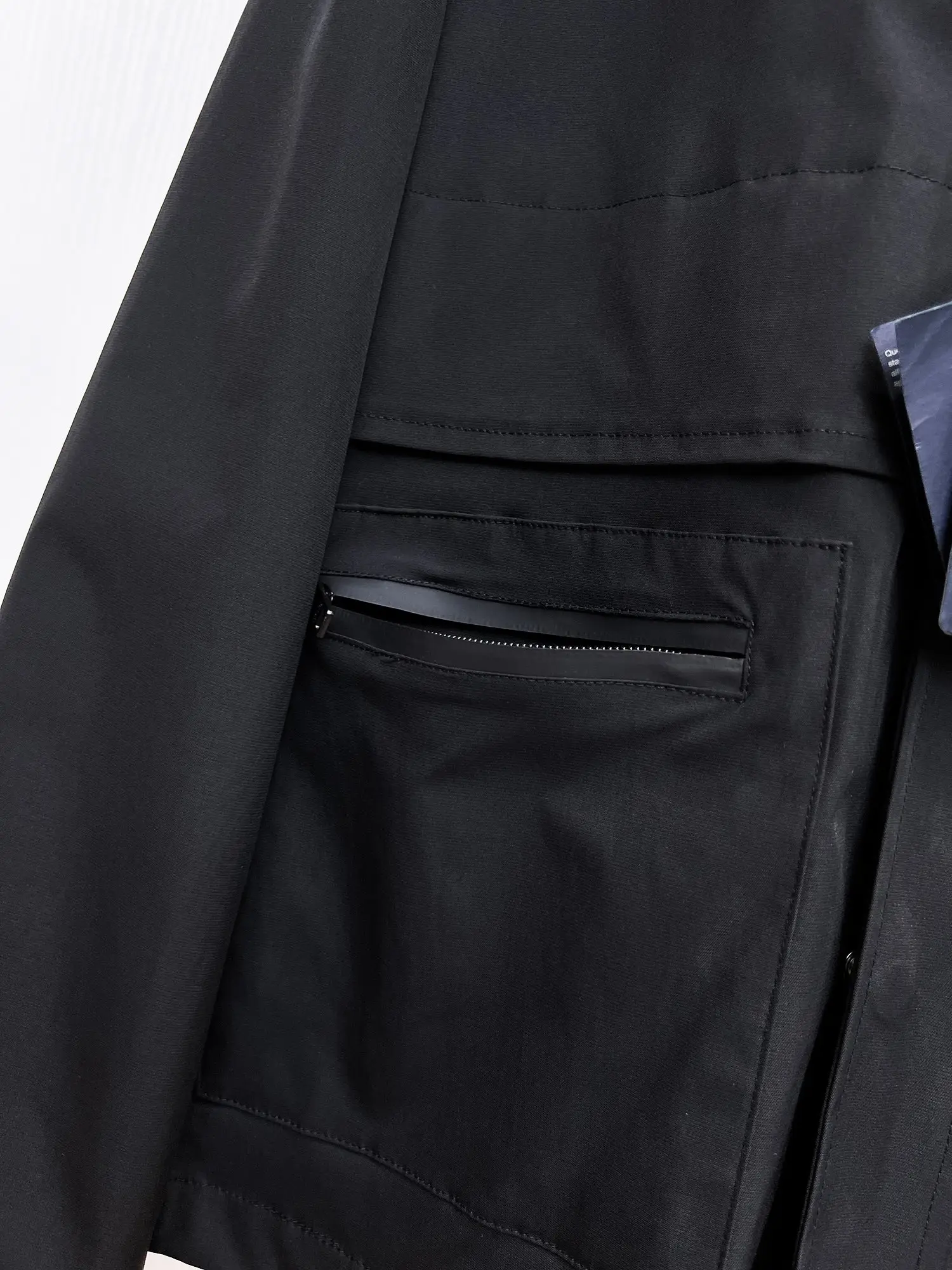 Hooded Technical Fabric Jacket D38014714 — view 11