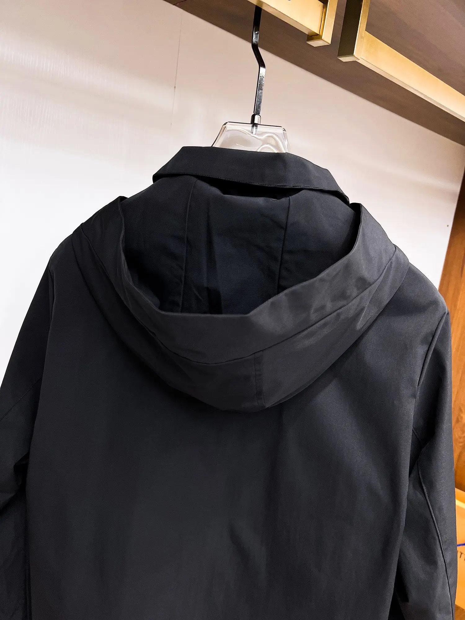 Hooded Technical Fabric Jacket D38014714 — view 13