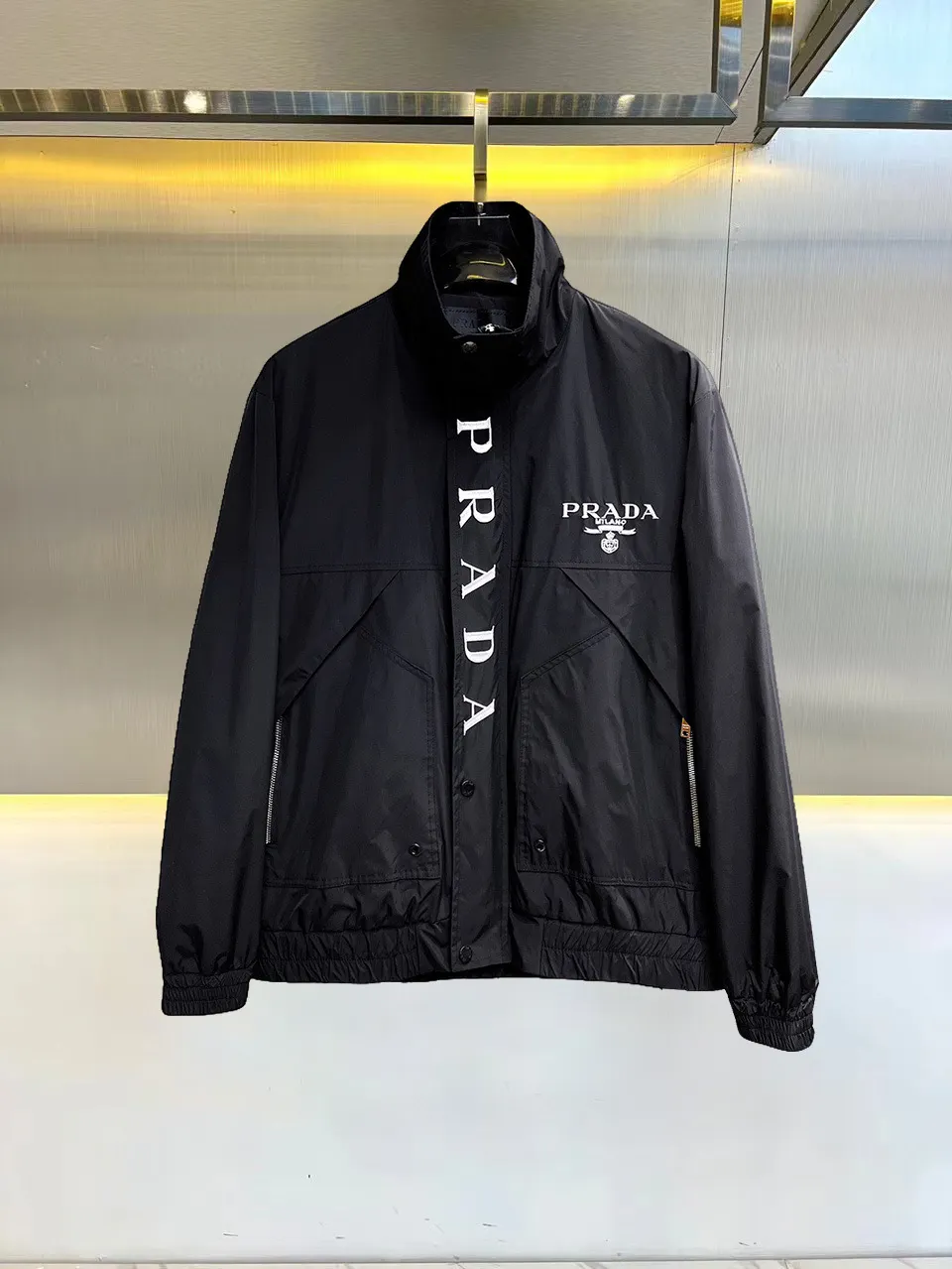Logo-Print Technical Shell Jacket D38014721