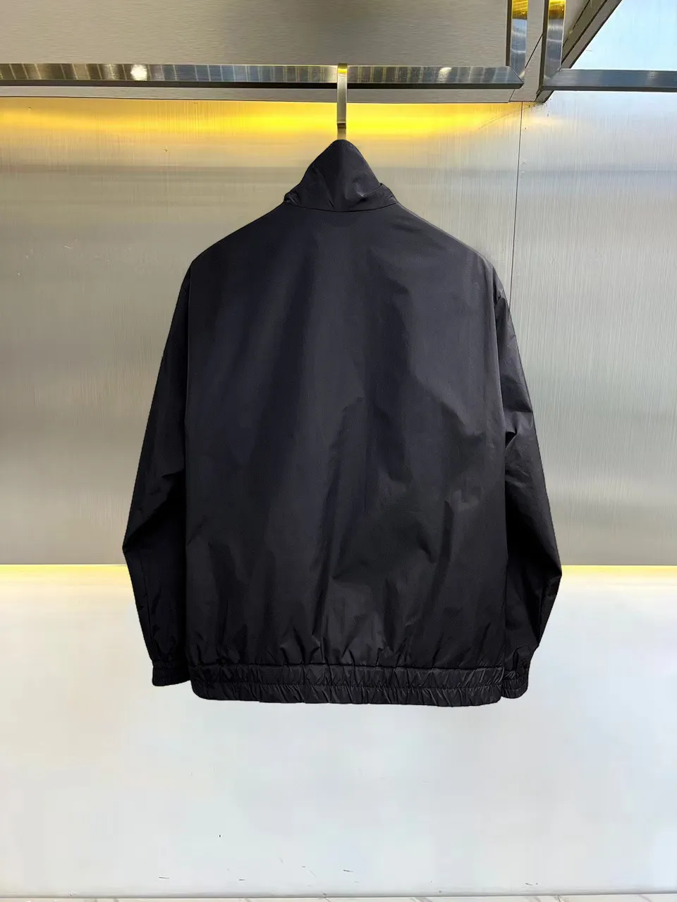 Logo-Print Technical Shell Jacket D38014721 — view 2