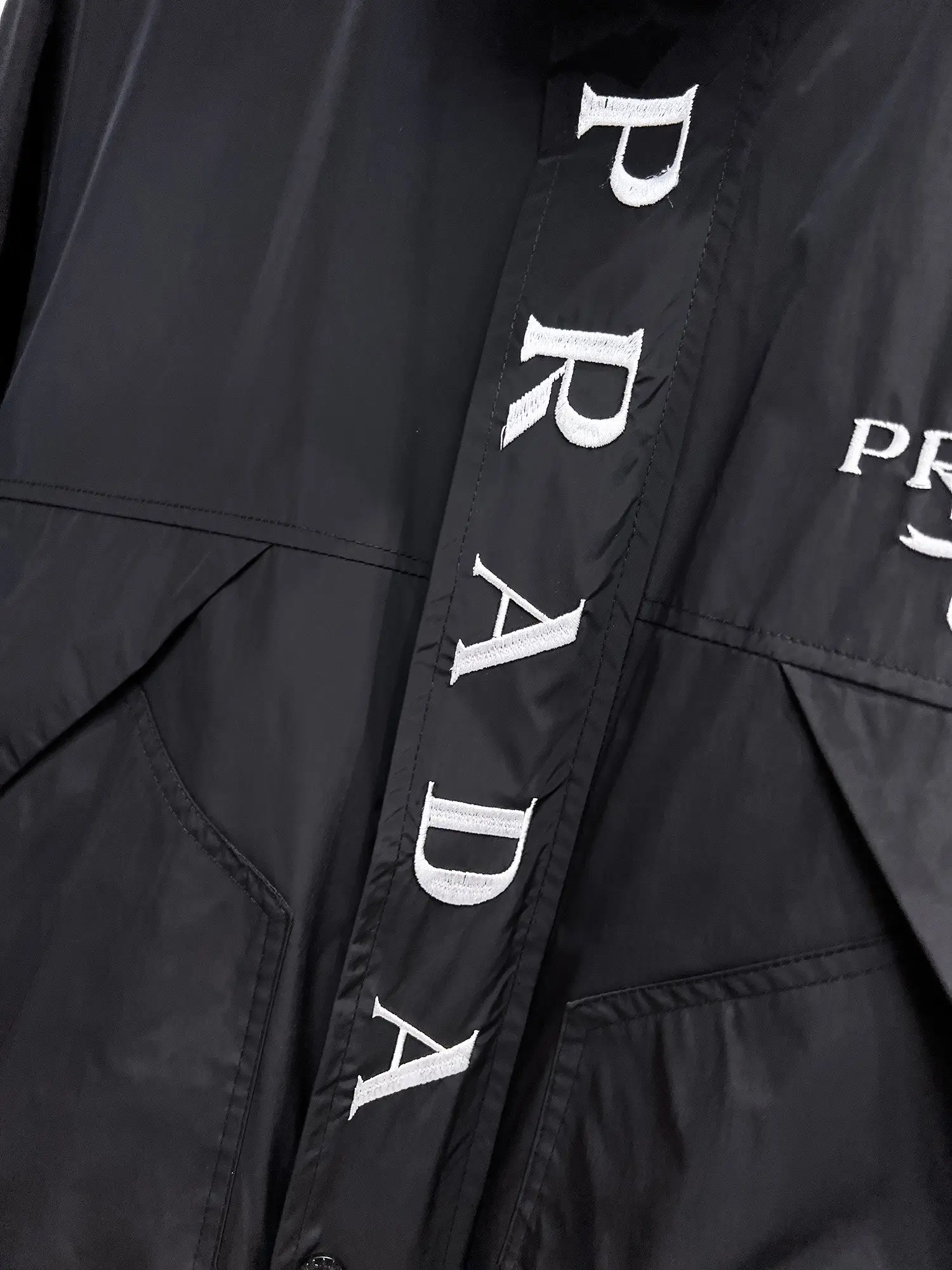 Logo-Print Technical Shell Jacket D38014721 — view 6