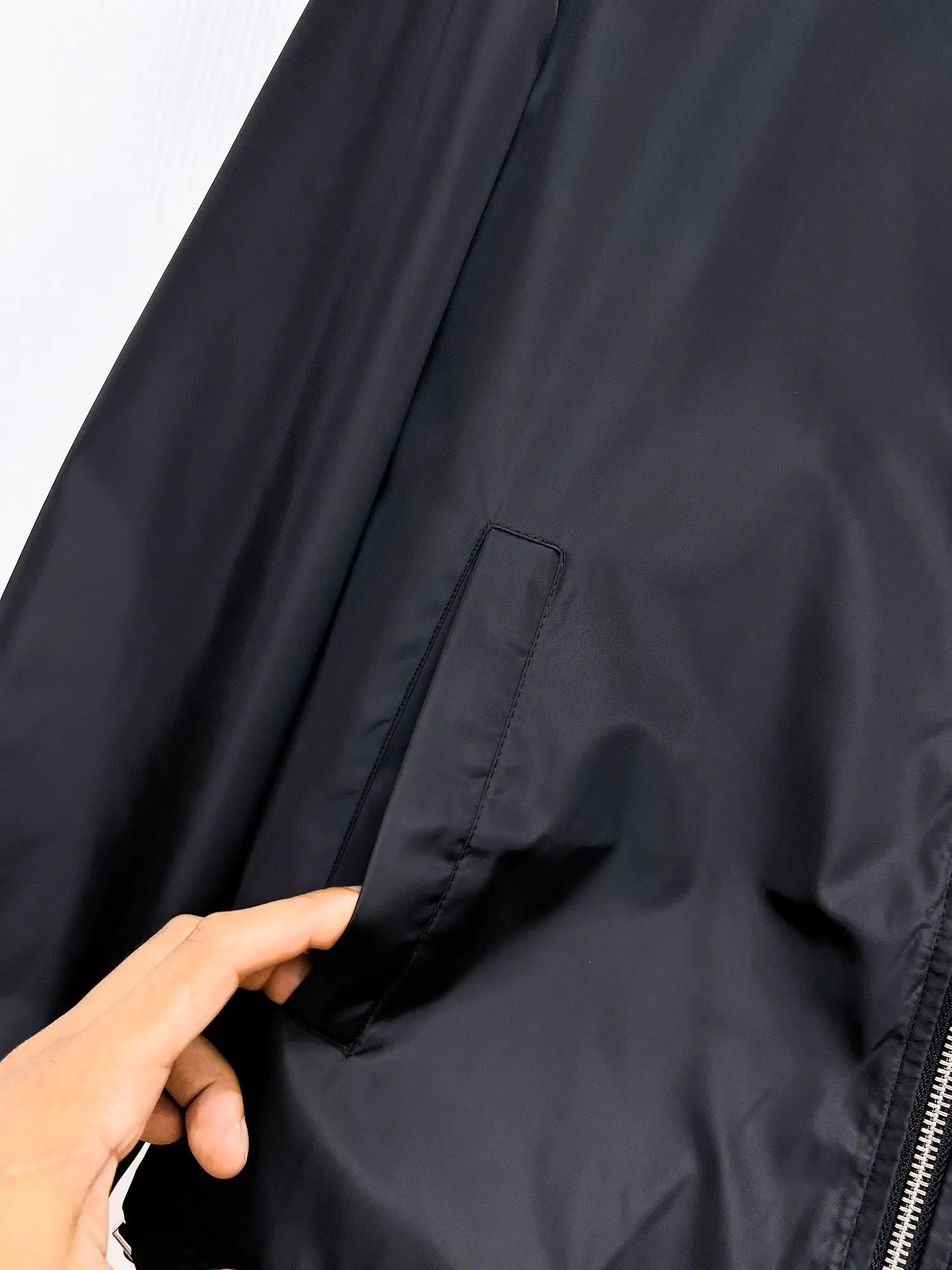 Logo-Appliquéd Hooded Shell Jacket D38014725 — view 8