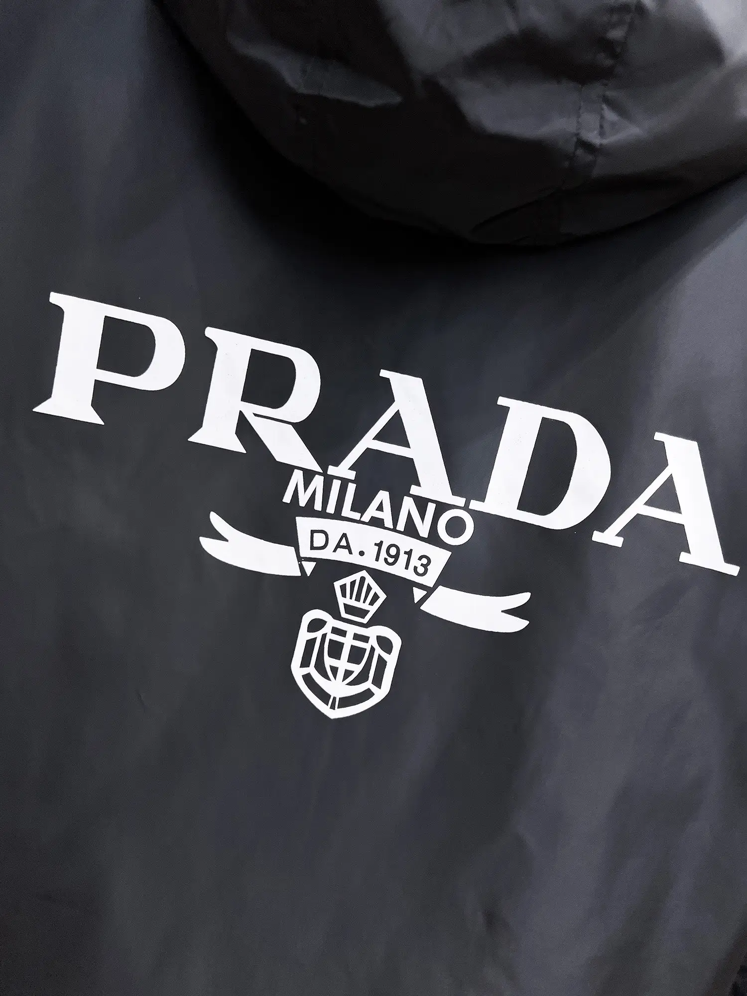 Logo-Appliquéd Hooded Shell Jacket D38014725 — view 11