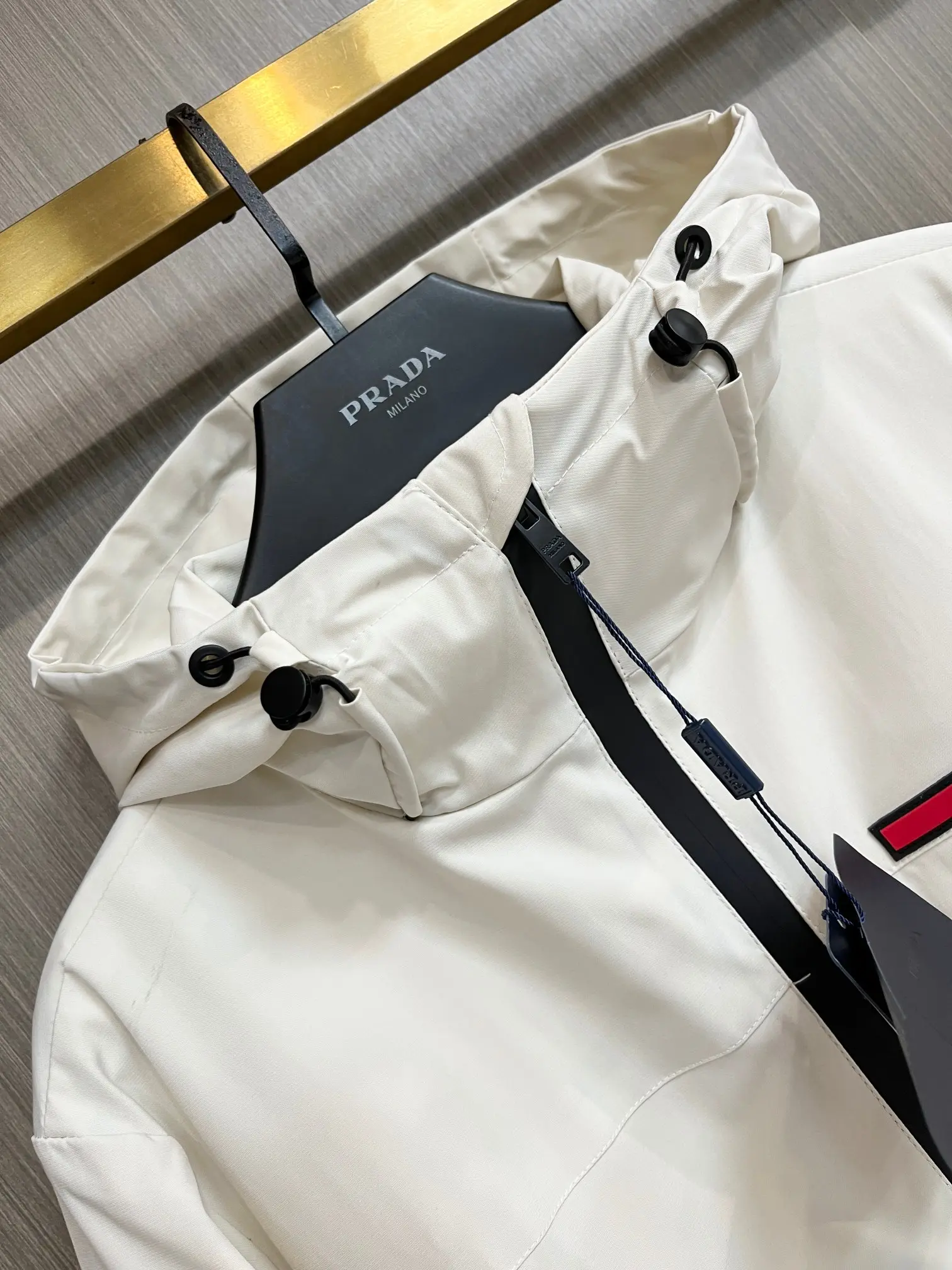 Hooded Technical Shell Jacket D38014395 — view 3