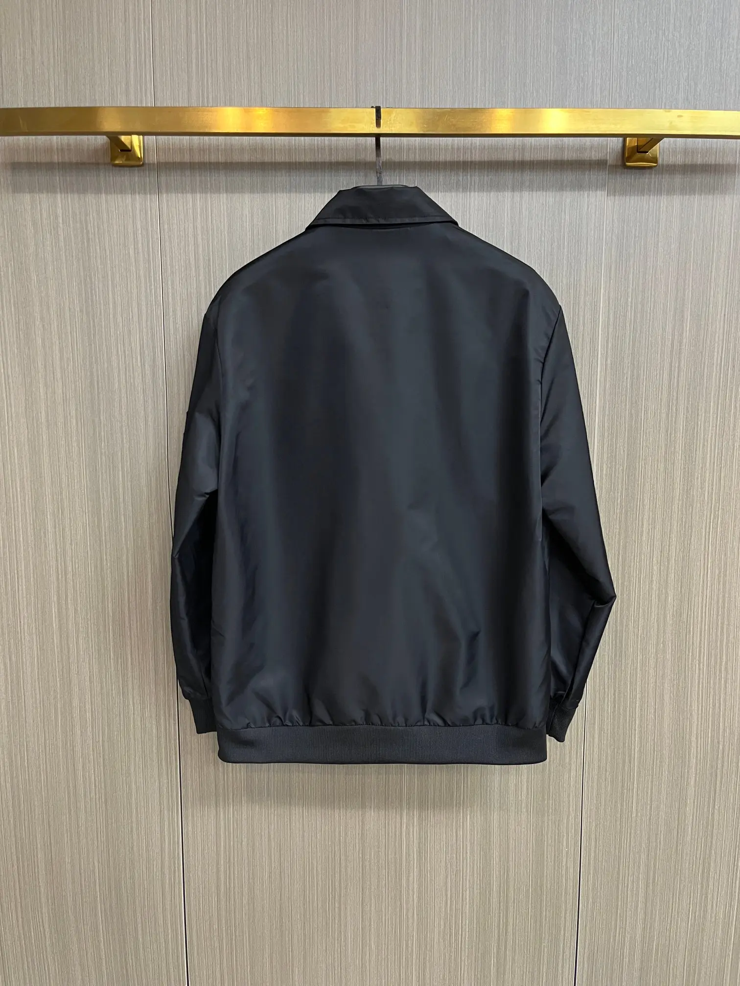 Logo-Appliquéd Shell Zip-Up Jacket D38014398 — view 2