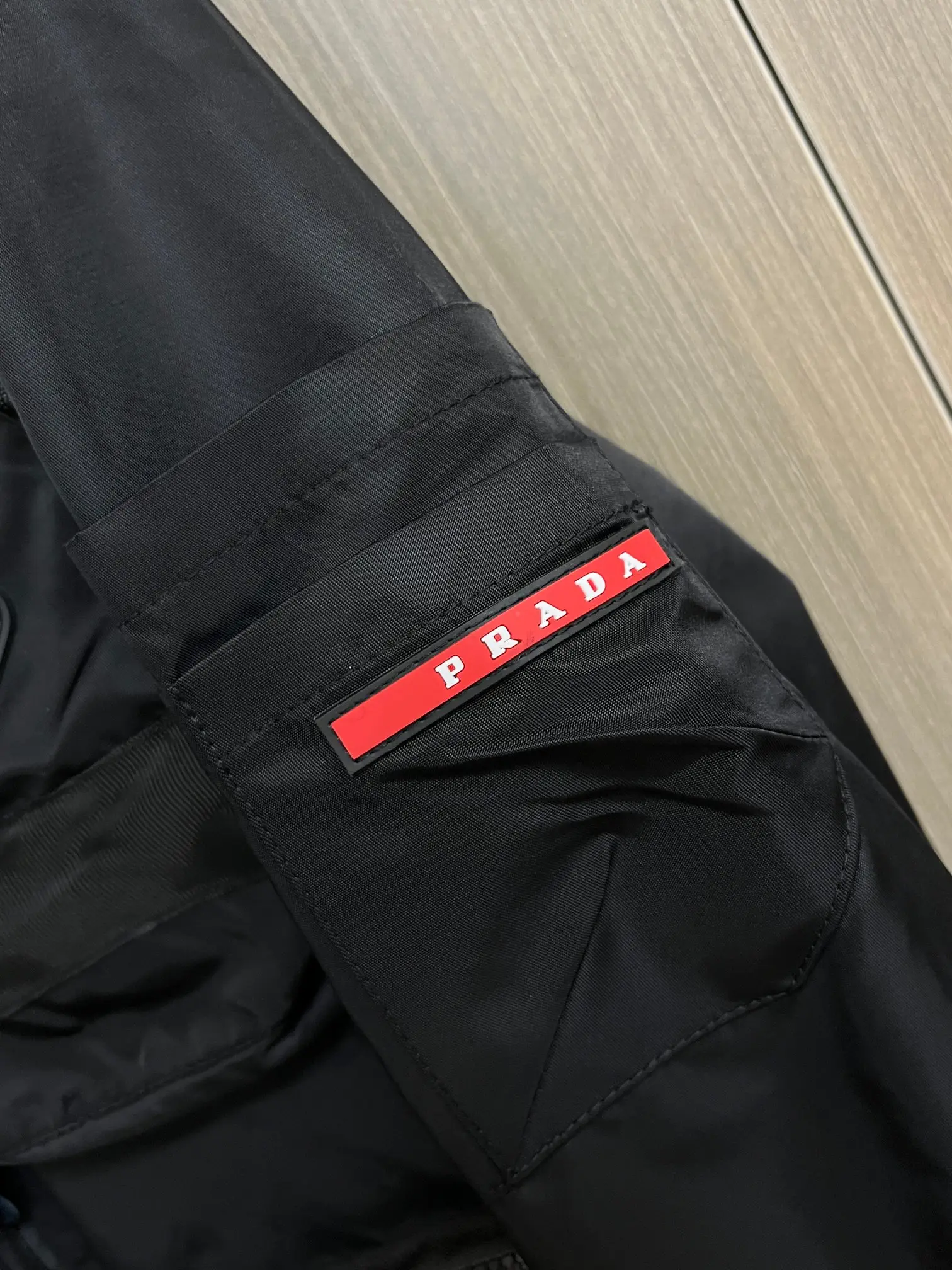 Logo-Appliquéd Shell Zip-Up Jacket D38014398 — view 8