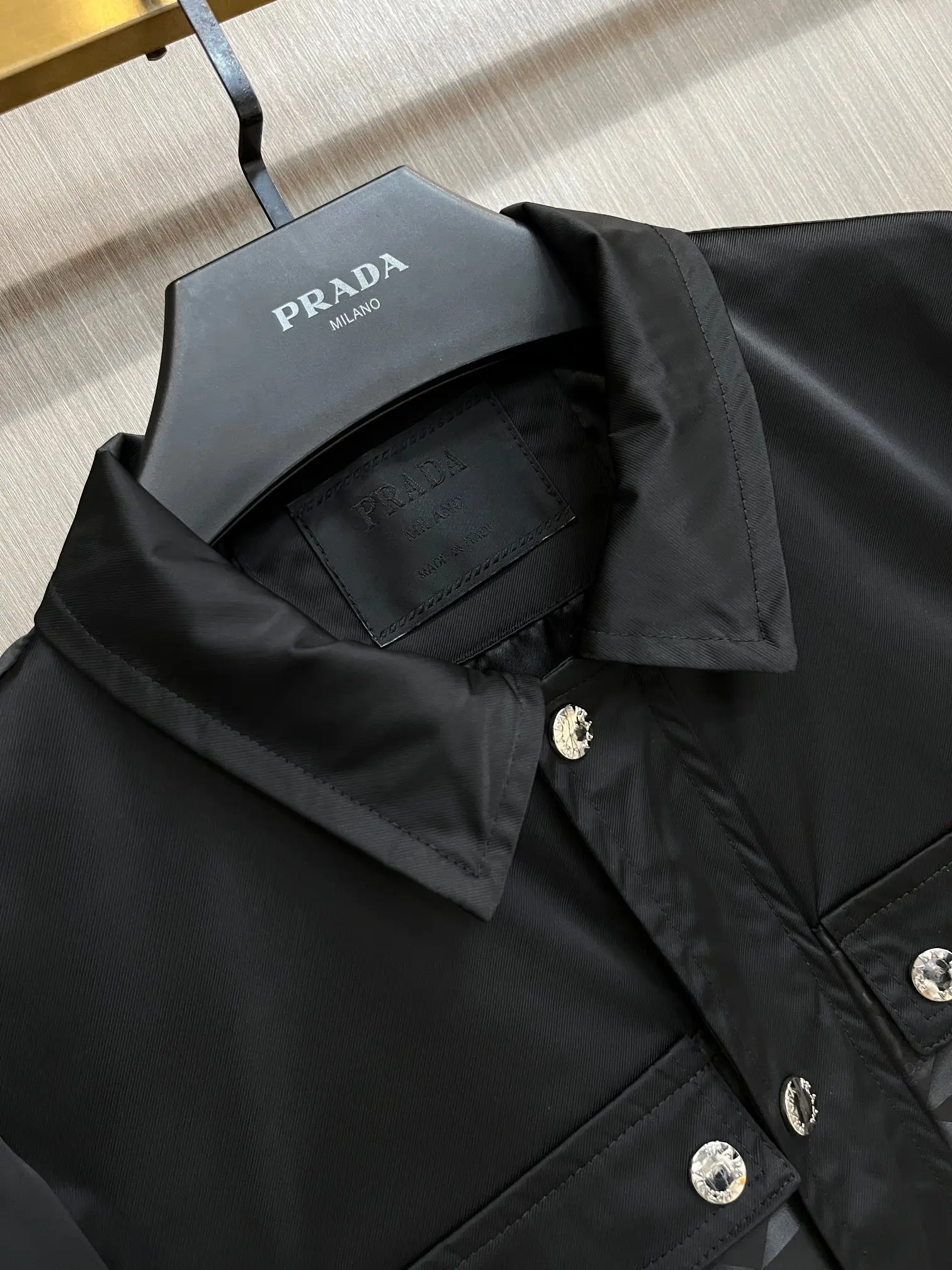 Geometric Quilted Technical Jacket D38014371 — view 3