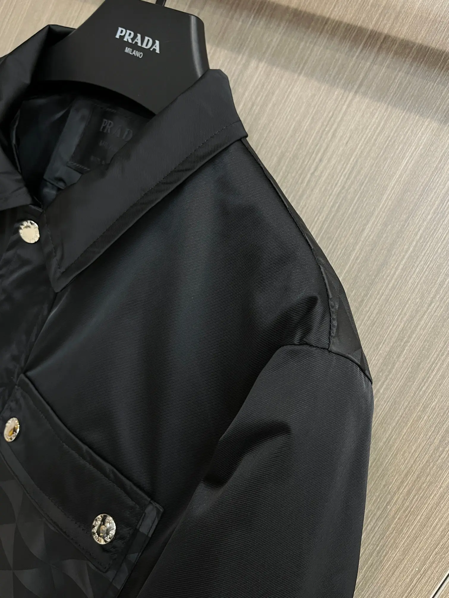 Geometric Quilted Technical Jacket D38014371 — view 4