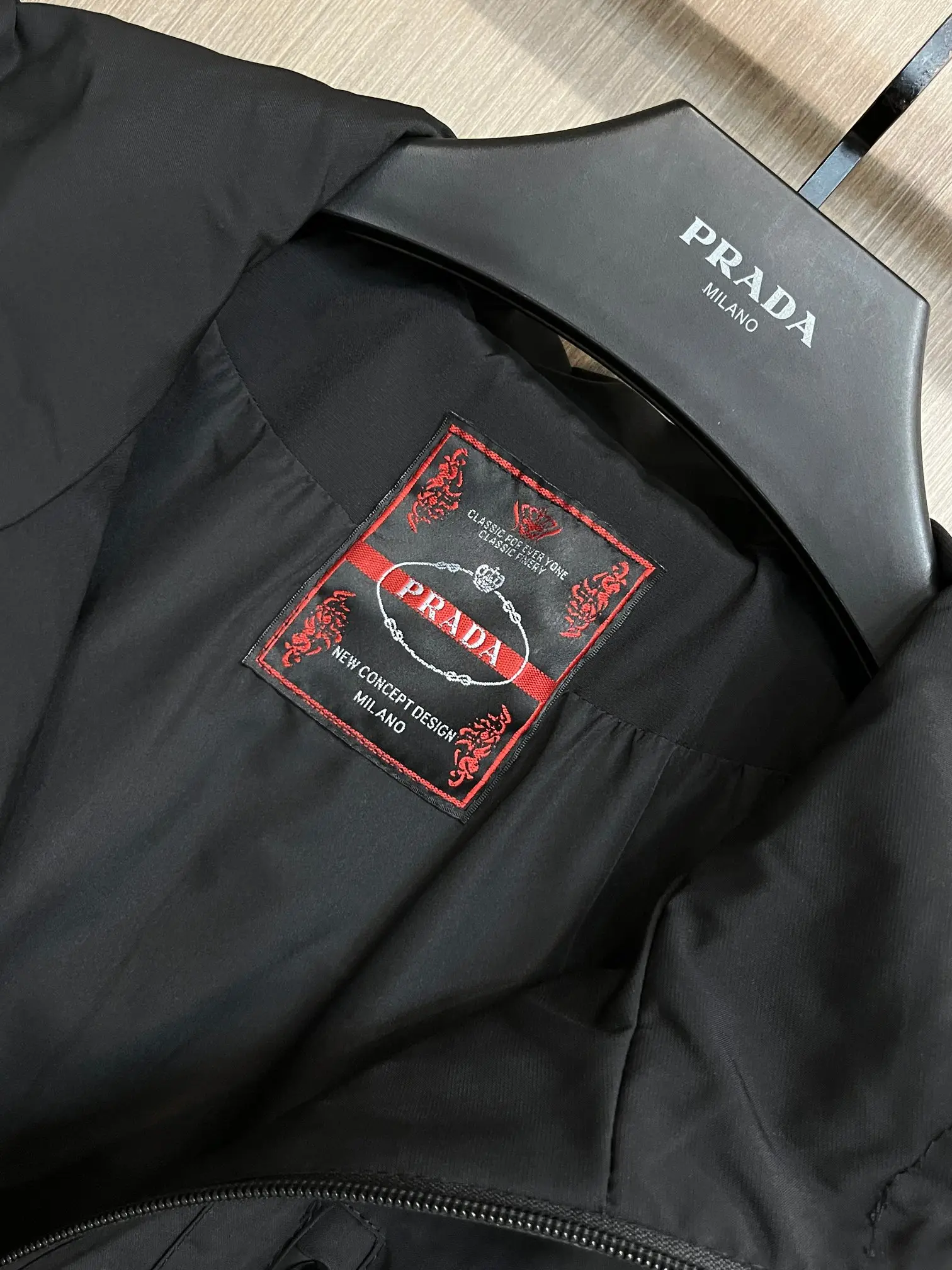 Logo-Print Hooded Shell Jacket D38014282 — view 4