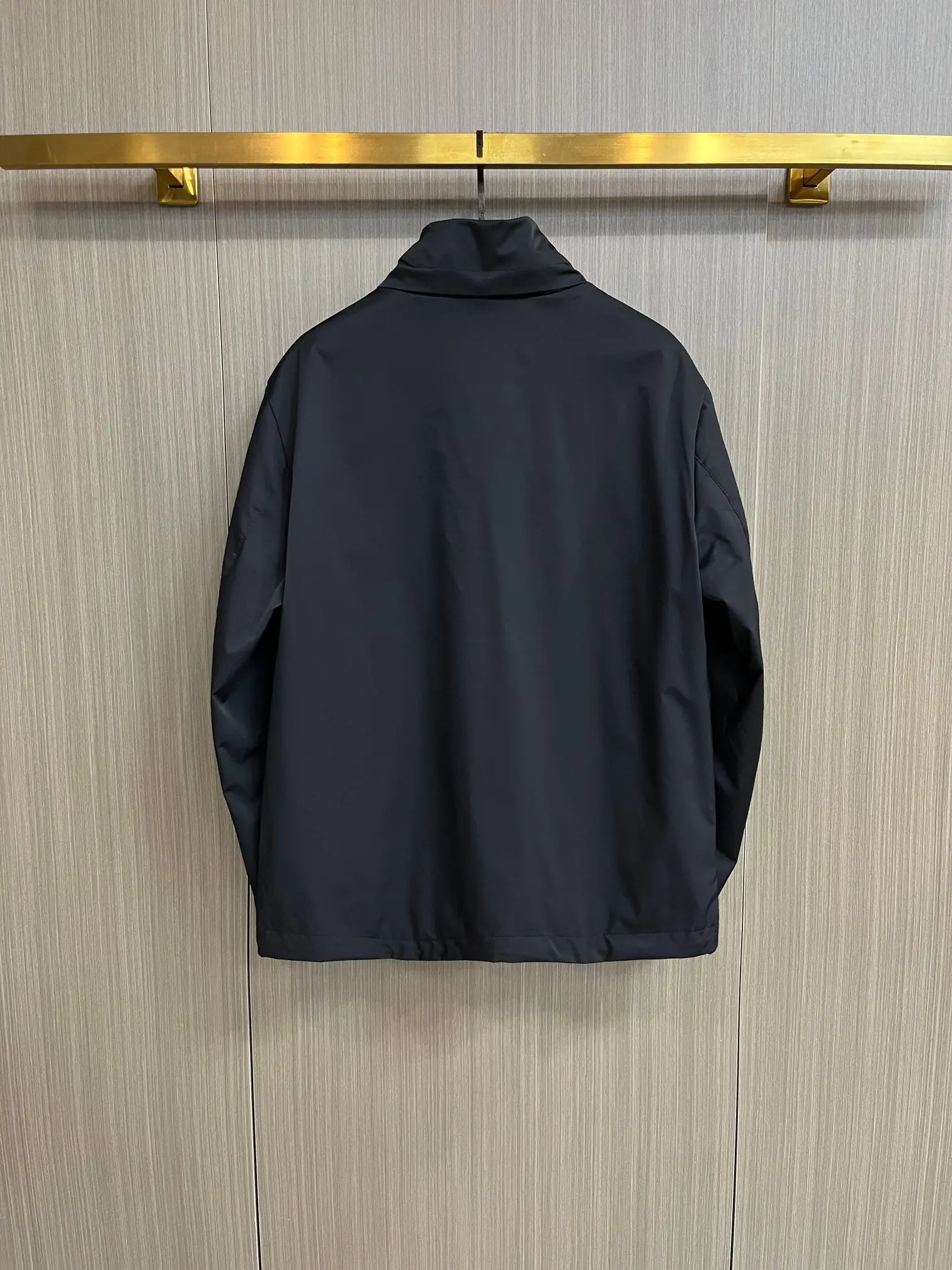 Logo-Plaque Zip-Up Jacket with Packable Hood D38014285 — view 2