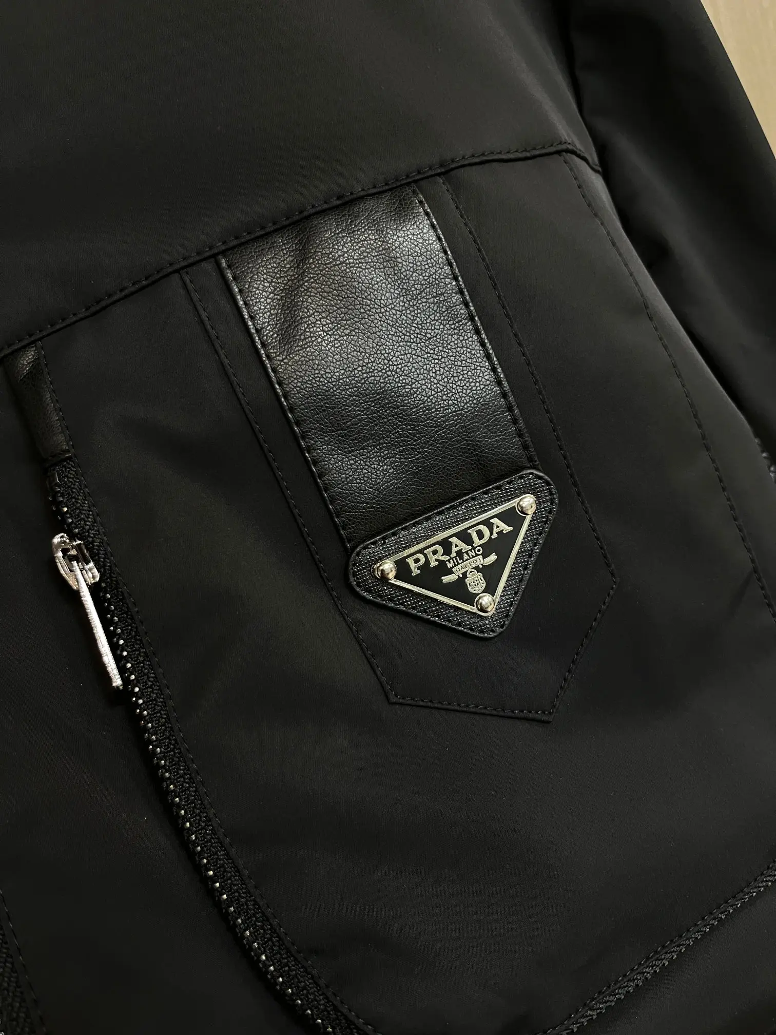 Logo-Plaque Zip-Up Jacket with Packable Hood D38014285 — view 7