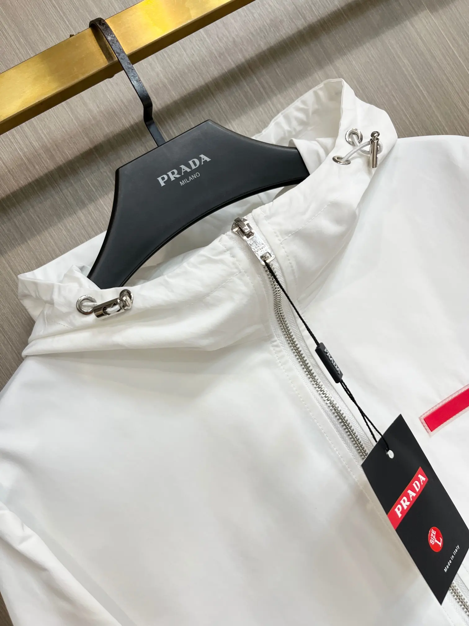 Hooded Technical Shell Jacket D38014290 — view 3