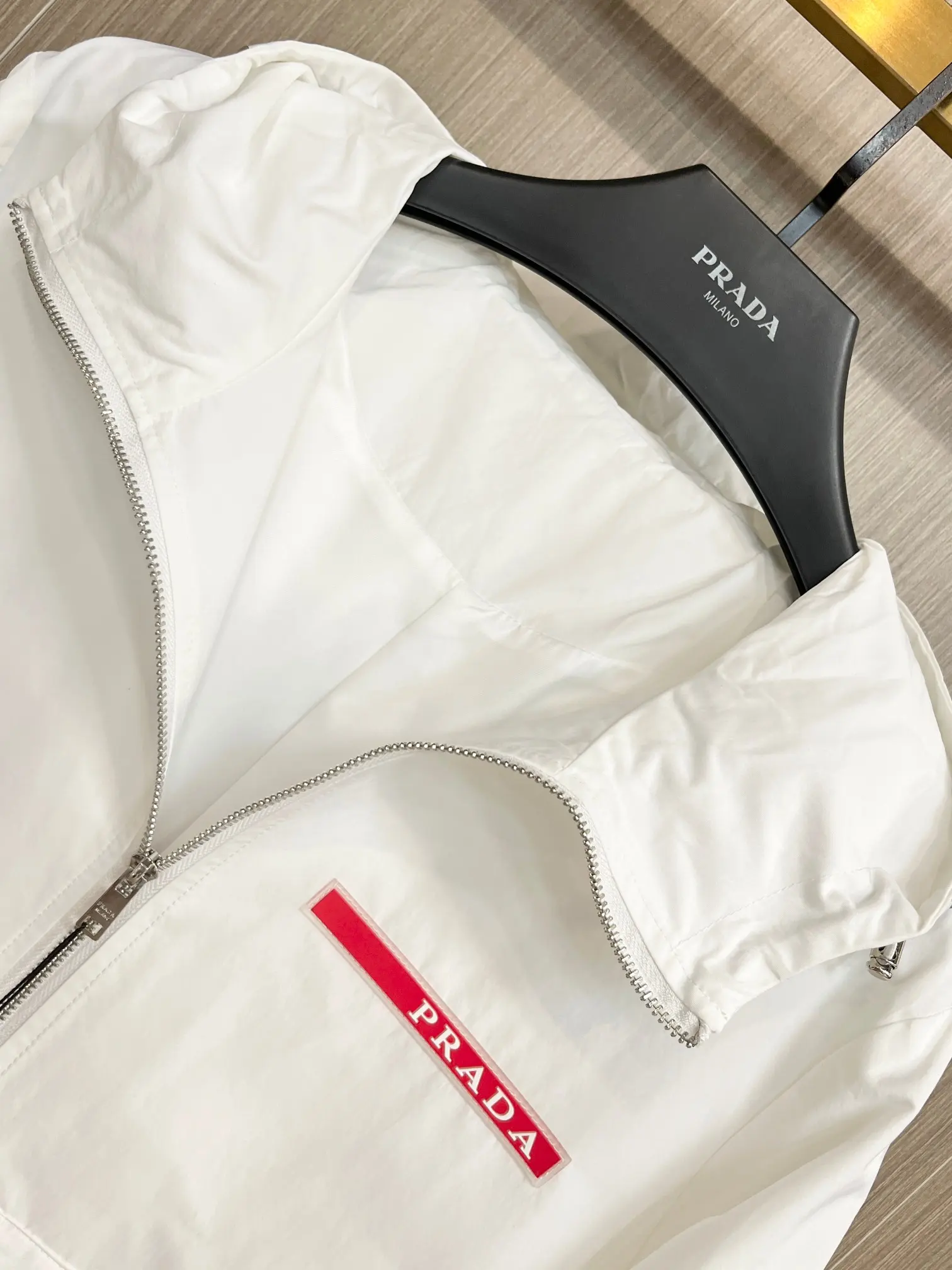 Hooded Technical Shell Jacket D38014290 — view 4