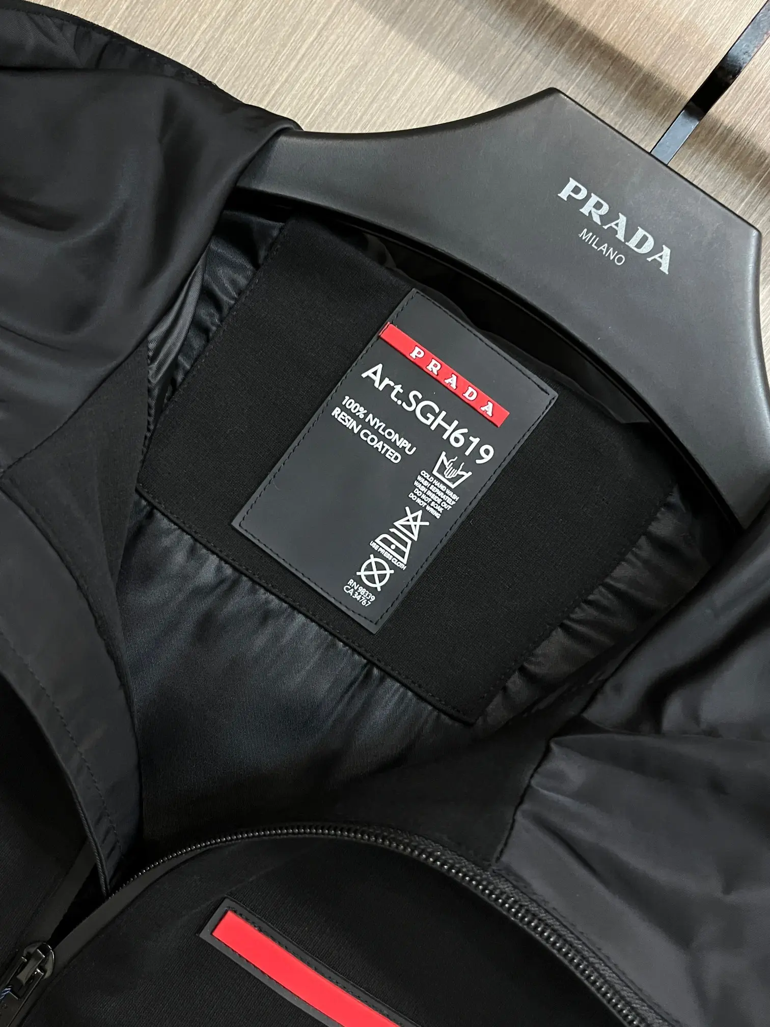 Prada Linea Rossa Hooded Cargo Jacket D38014387 — view 4