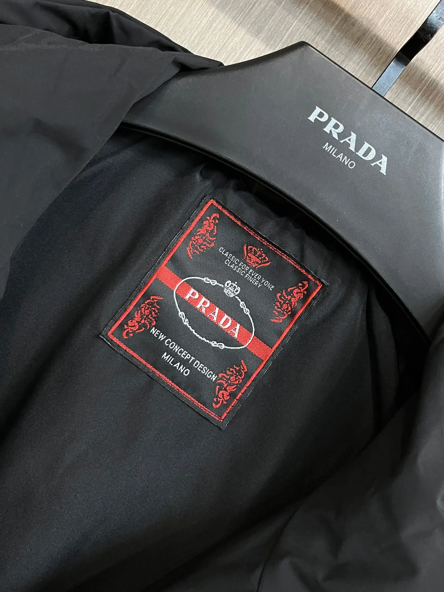 Logo-Appliqué Hooded Shell Jacket D38014267 — view 4