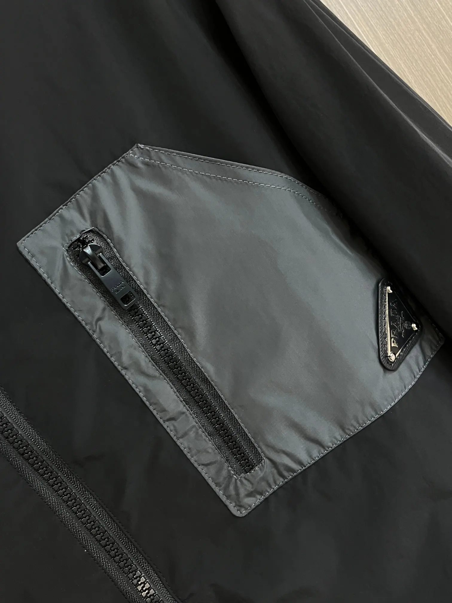 Logo-Appliquéd Hooded Shell Jacket D38014268 — view 6