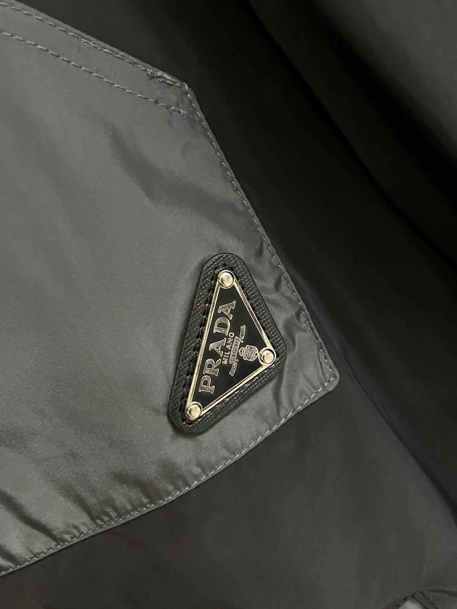 Logo-Appliquéd Hooded Shell Jacket D38014268 — view 8
